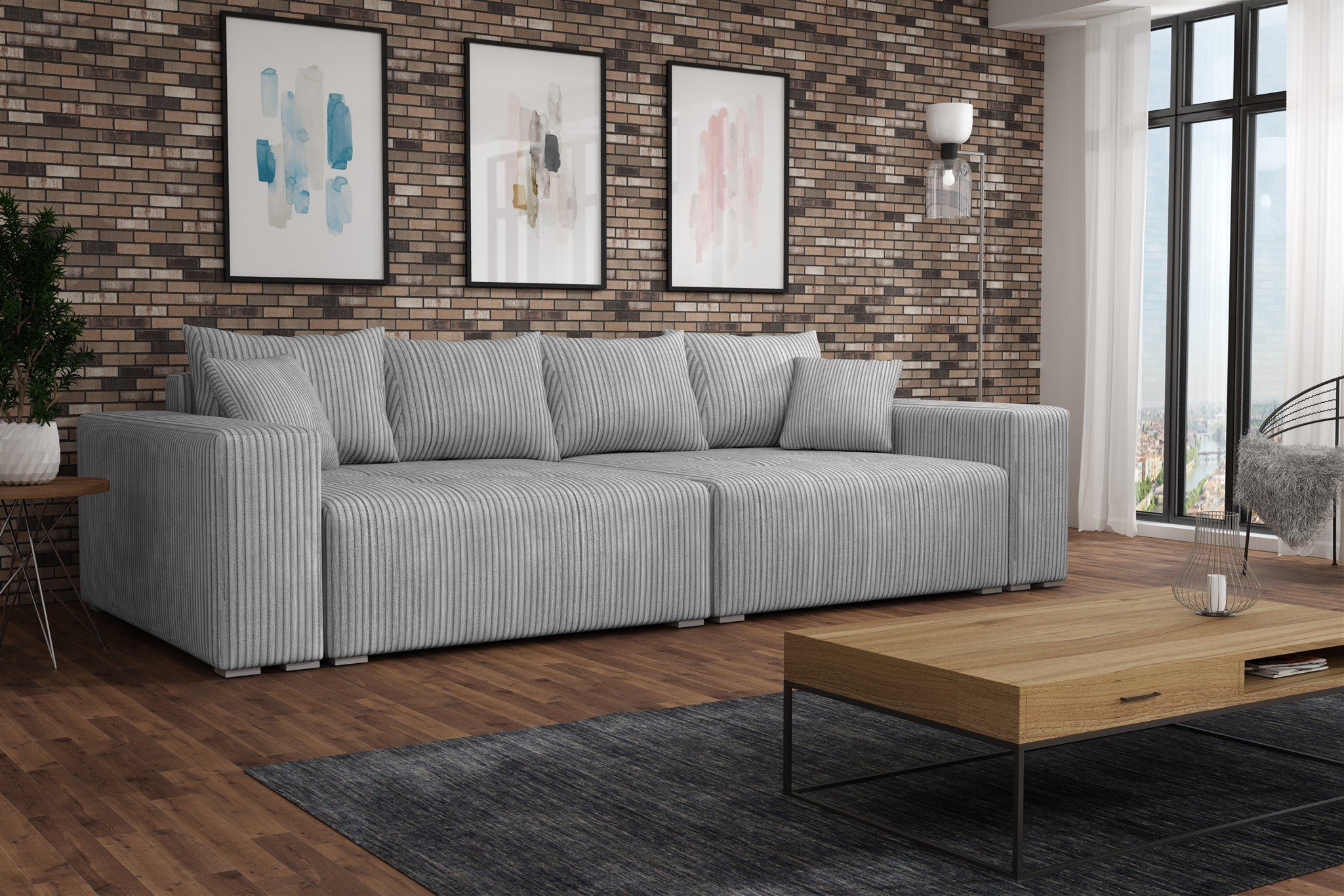 Fun Möbel Big-Sofa Megasofa Couchgarnitur REGGIO günstig online kaufen