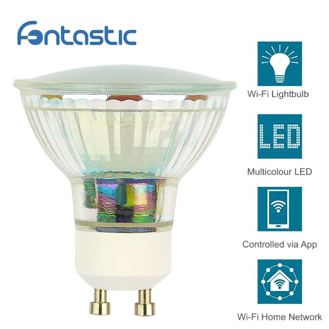 fontastic LED-Leuchtmittel WLAN-LED-Lampe 5W GU10, GU10 günstig online kaufen