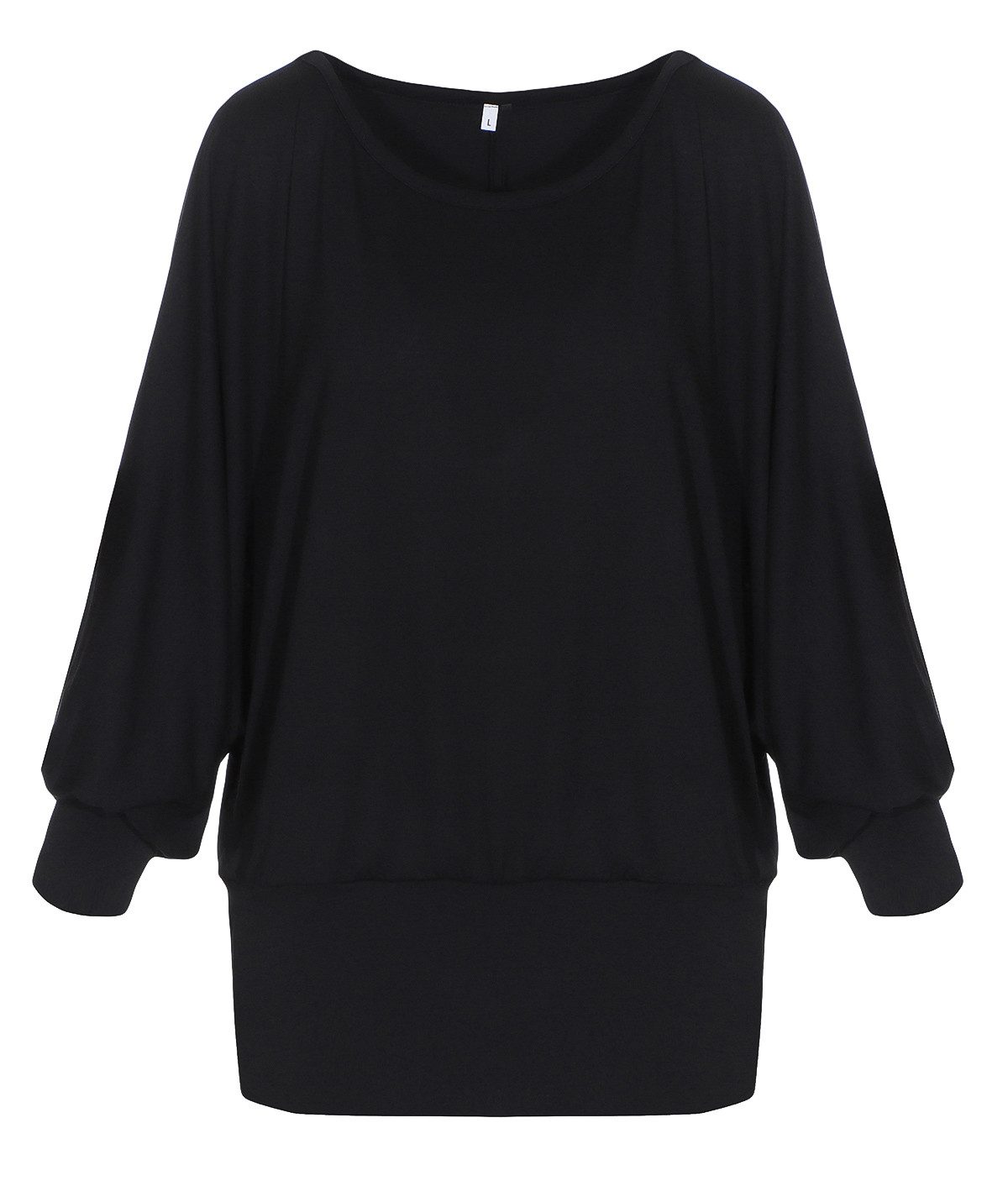 Mississhop Fledermauspullover Damen Batwing Shirt Fledermausshirt günstig online kaufen