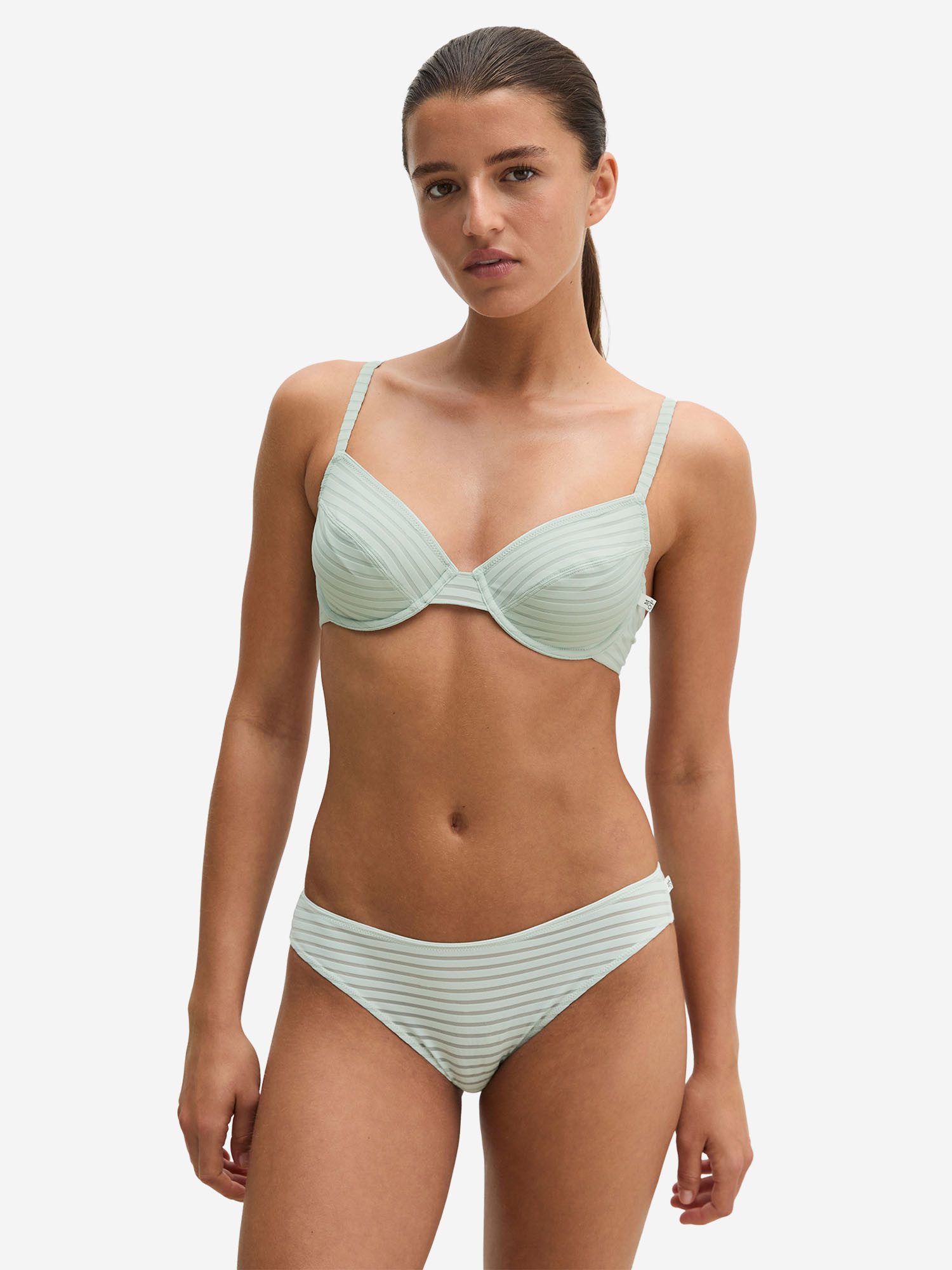 Marc O'Polo Bügel-BH Second Skin Jacquard Underwire BH, Stützender BH, BH mit Bügel