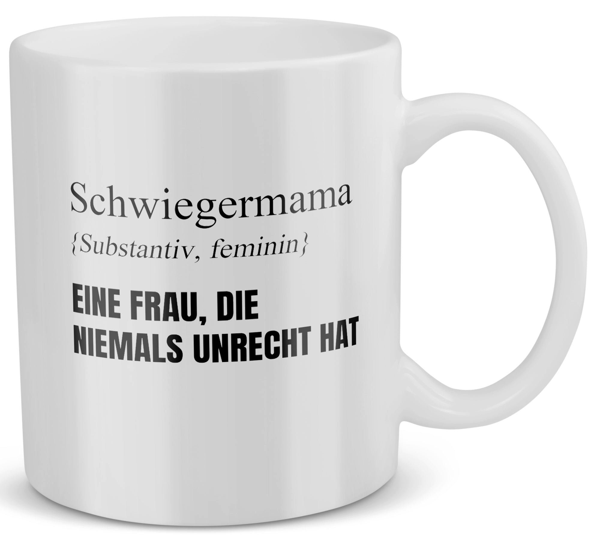 22Feels Tasse Schwiegermama Geschenk Hochzeit Frauen Mutter der Braut des Bräutigams, Keramik, Made in Germany, Spülmaschinenfest