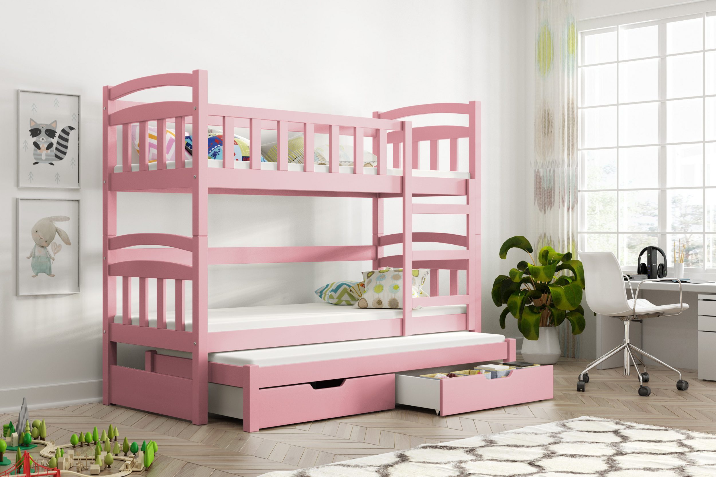 thematys Hochbett Etagenbett Stockbett mit Rausfallschutz günstig online kaufen