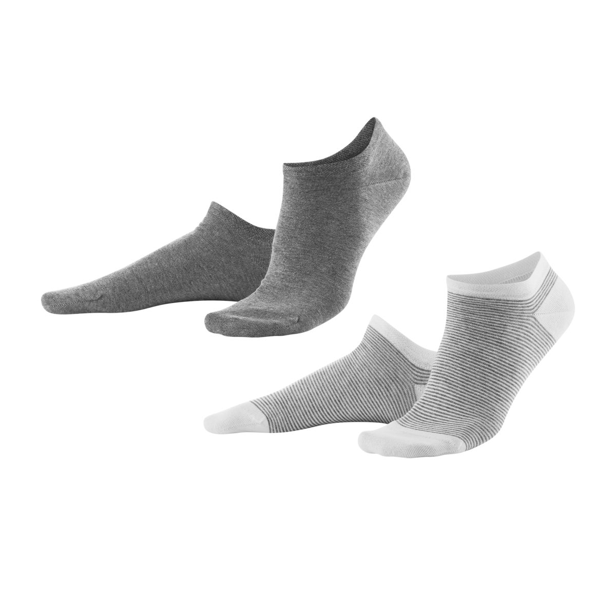 LIVING CRAFTS Sneakersocken ABBY, 2er Pack GOTS zertifiziert