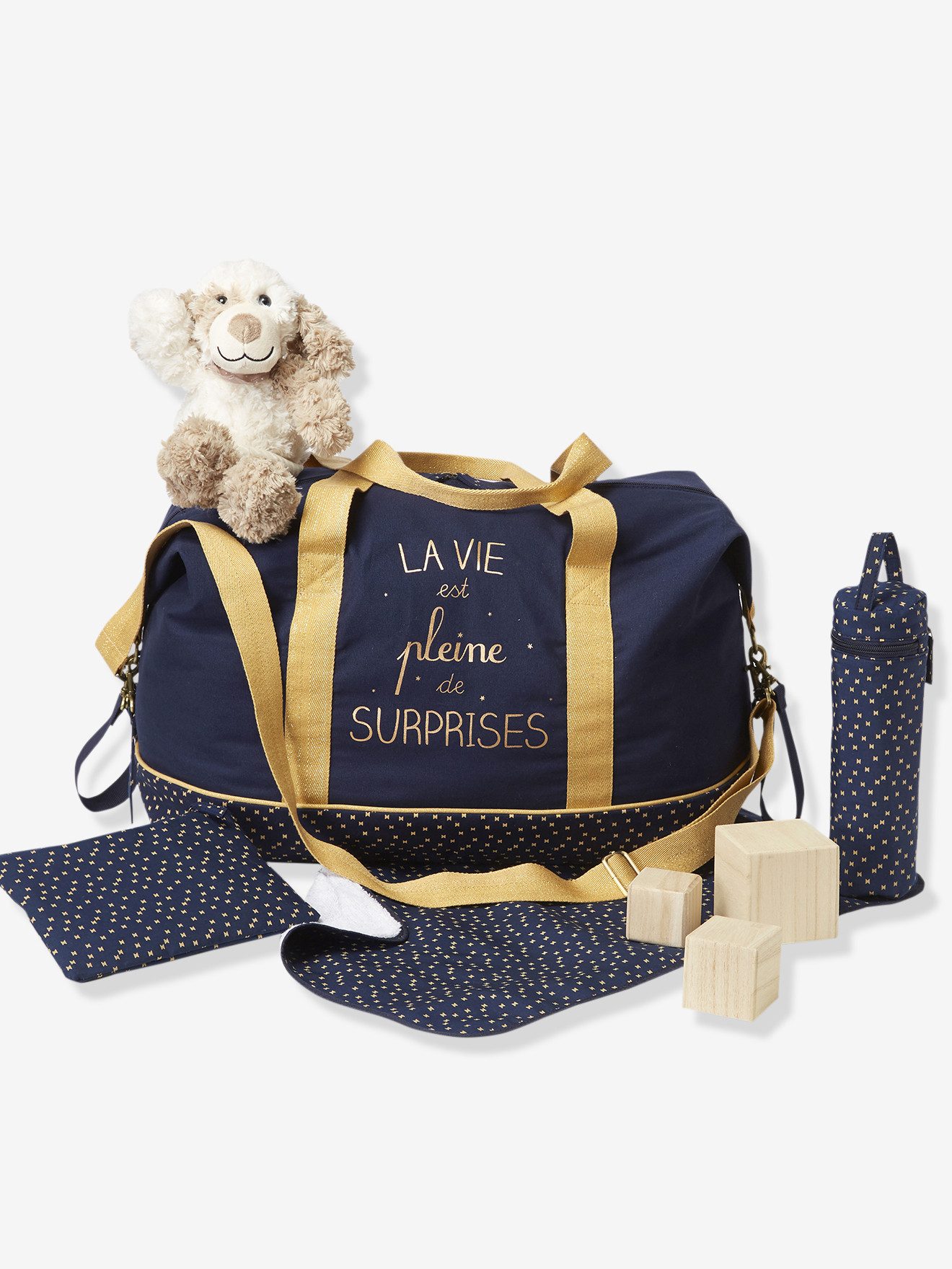 vertbaudet Wickeltasche Weekender Wickeltasche MALAGA