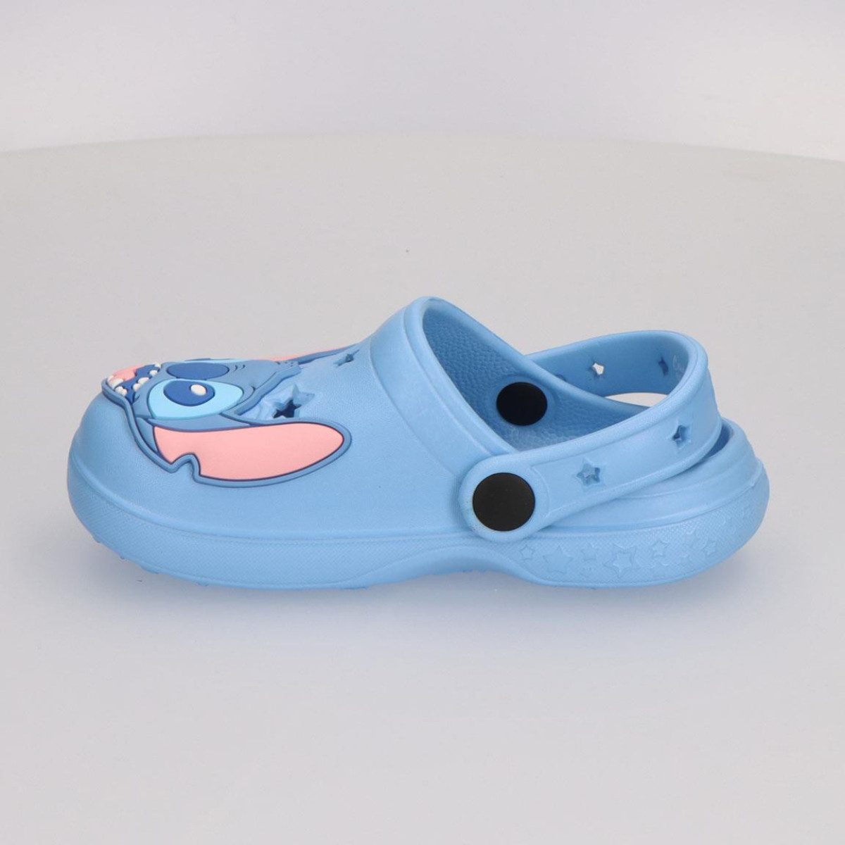 Disney Stitch Kinder Clogs mit Pins, bequeme Badeschuhe und Gartenschuhe Clog