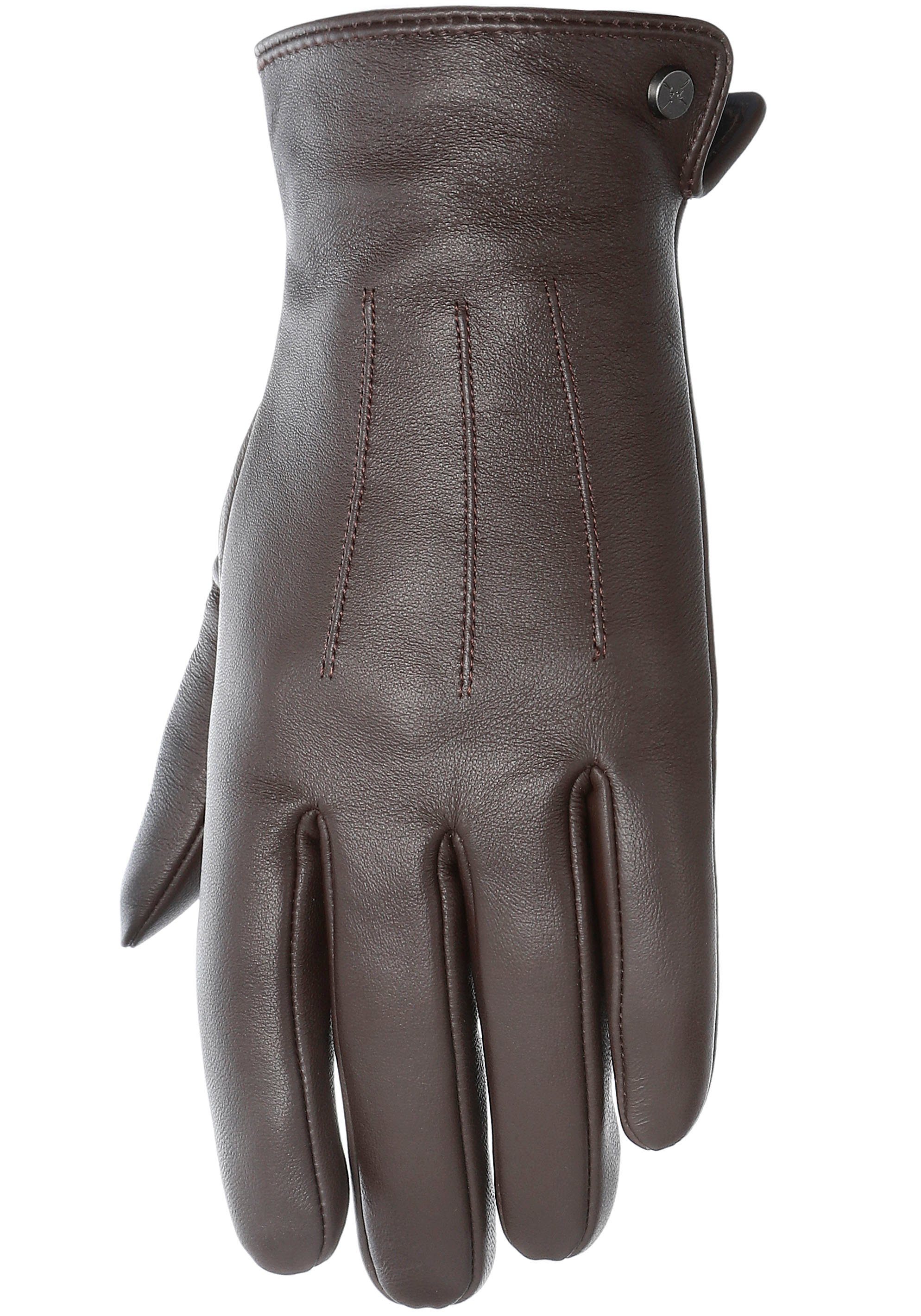 PEARLWOOD Lederhandschuhe Travis Glattlederhandschuh günstig online kaufen