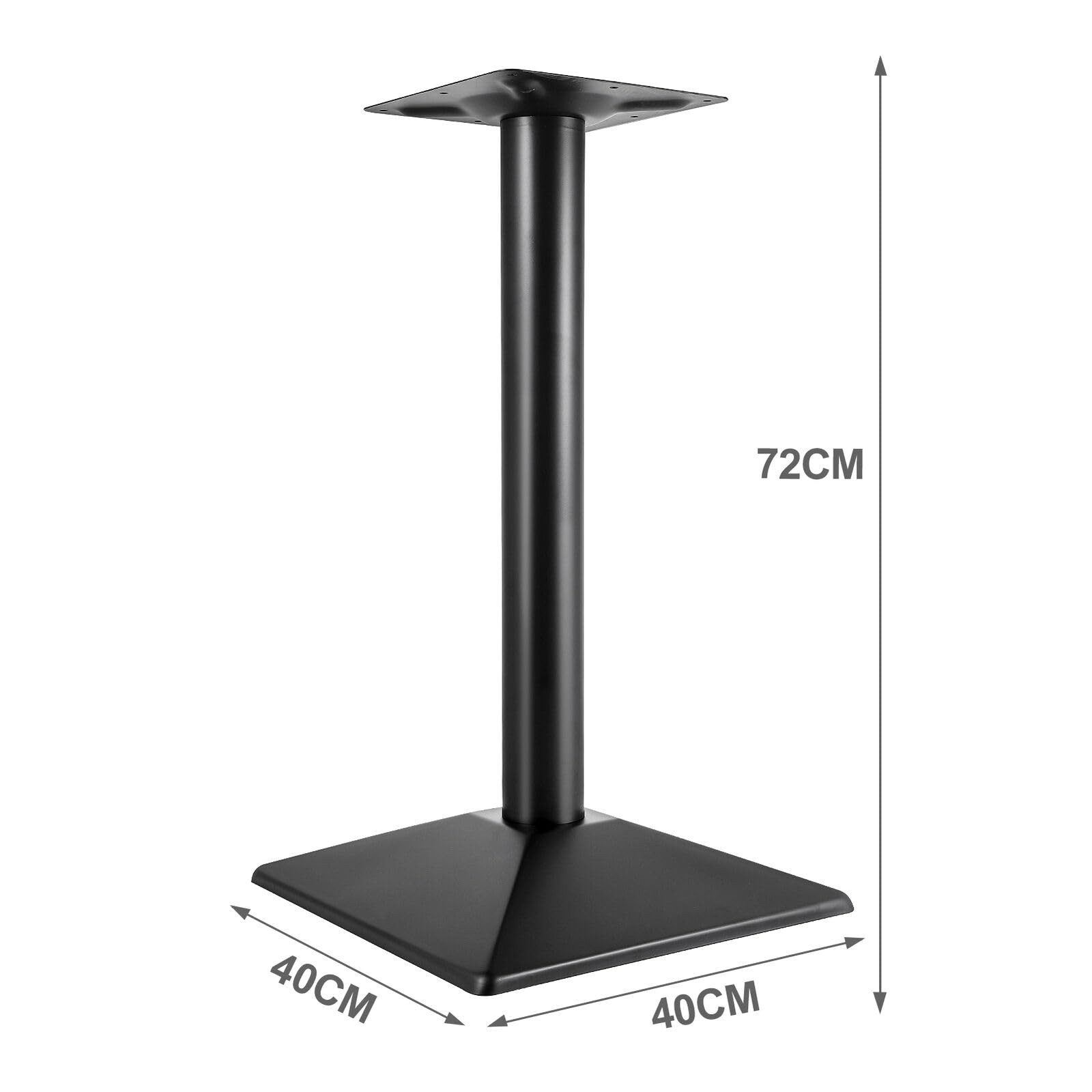 Youyijia Tischgestell Schwarzes Tischgestell Höhe 72cm Tischbeine