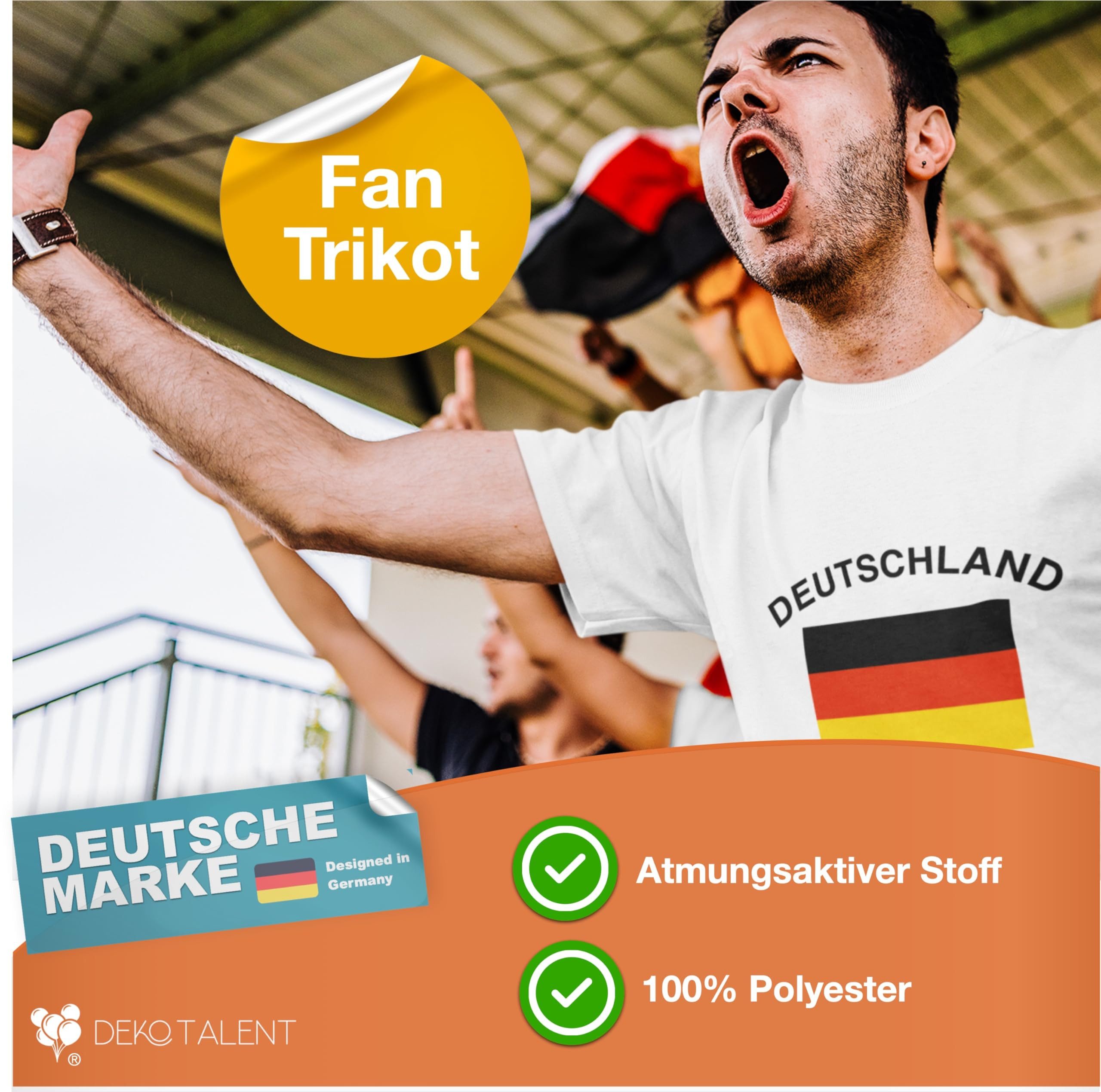 Dekotalent® Fußballtrikot Deutschland Tshirt EM 2024 günstig online kaufen