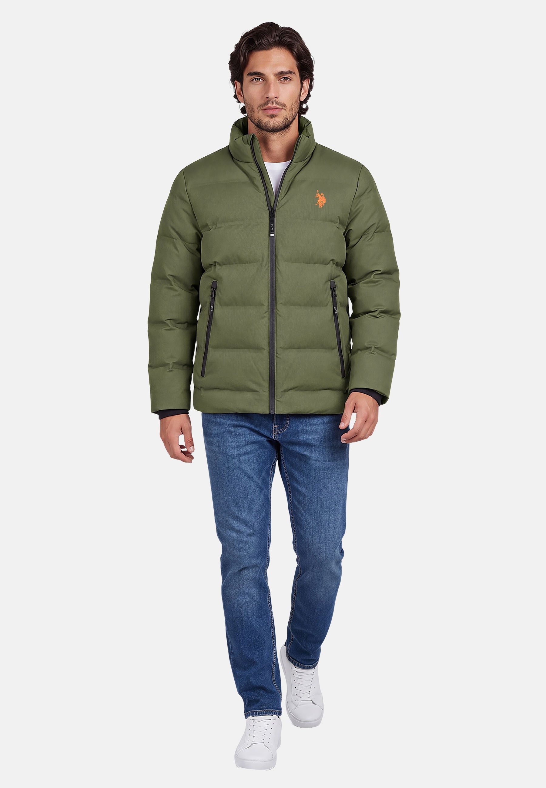 U.S. Polo Assn. Steppjacke Klassische Steppoptik mit Kontrastreißverschluss und Mesh-Einsatz – Bild 3 von 5