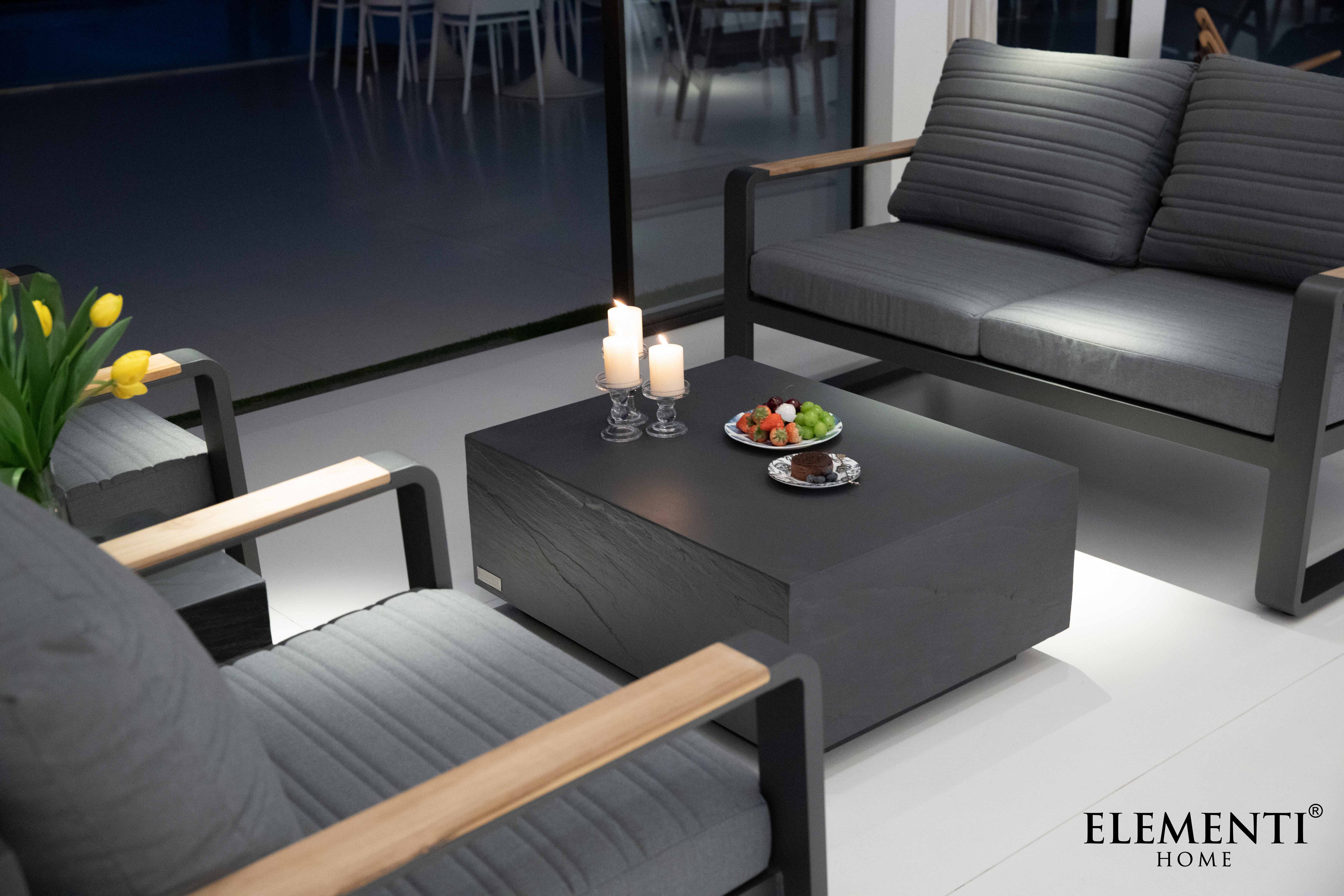 ELEMENTI Gartentisch COLORADO Betontisch, Sandsteinoptik, Gartentisch, günstig online kaufen