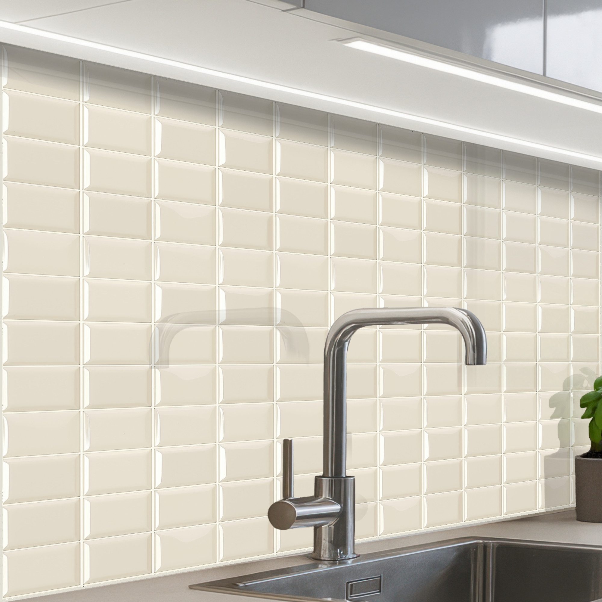 KitchenYeah Küchenrückwand selbstklebend Quadratisch - Kacheln günstig online kaufen