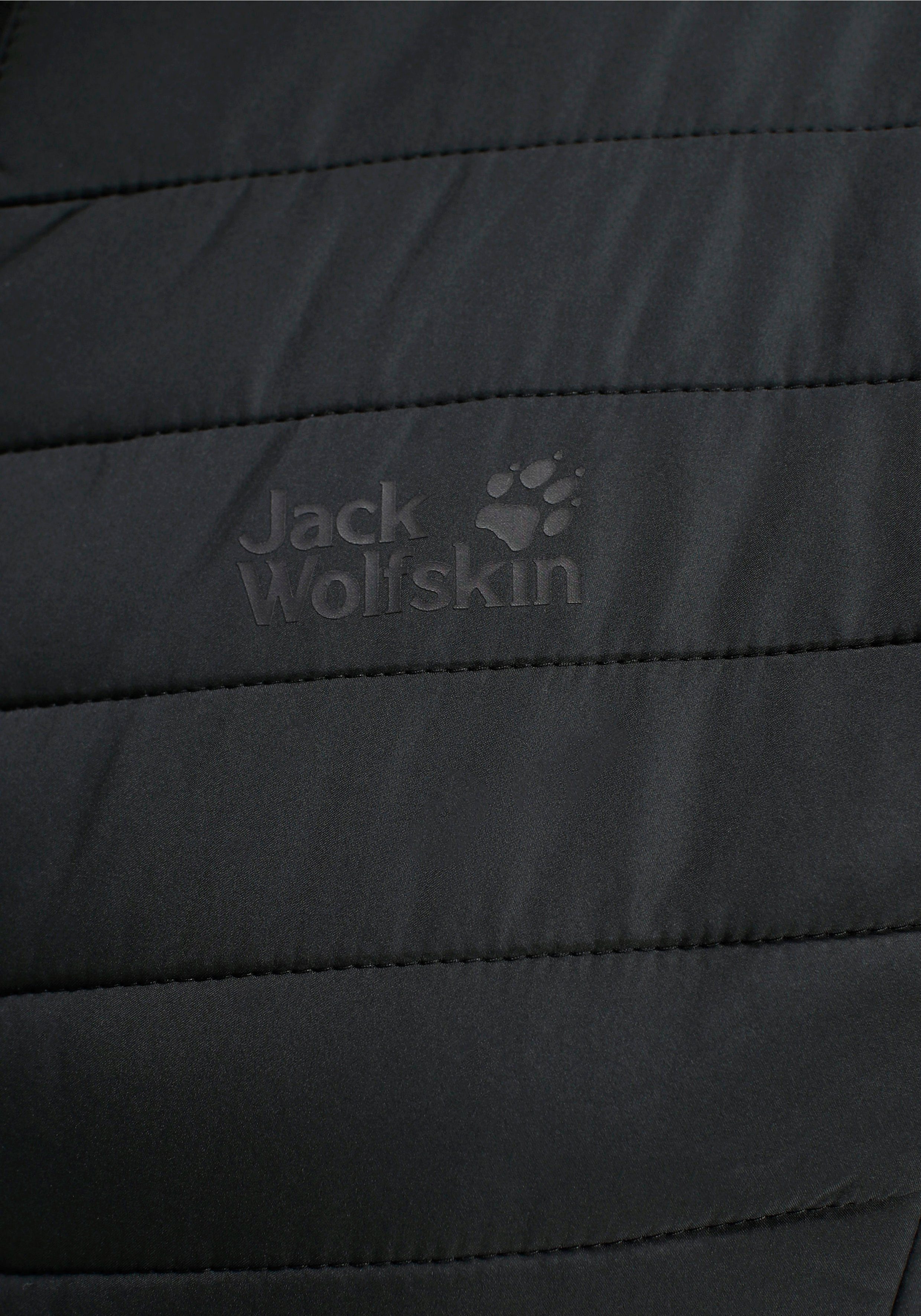 & & NUBEENA Wasserabweisend & schwarz Winddicht Steppjacke Wolfskin Atmungsaktiv Wärmend Jack