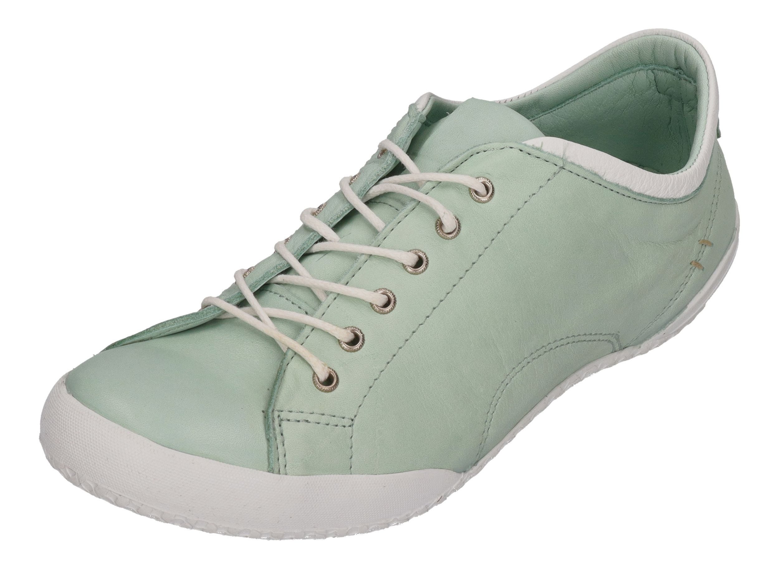 Andrea Conti 0343636-1199 Sneaker Aqua Green Weiß