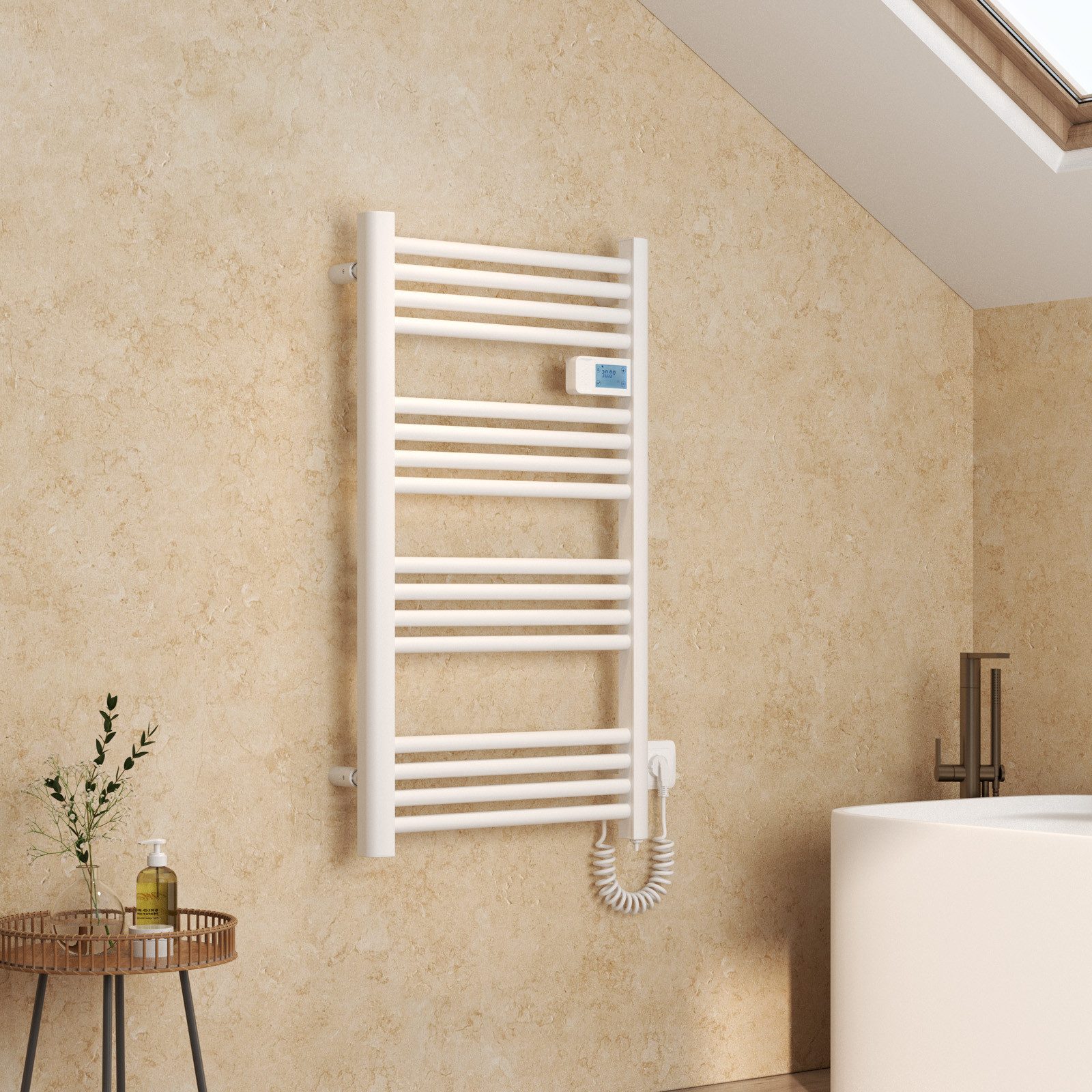 EMKE Elektrischer Badheizkörper 96x54 cm, Handtuchwärmer günstig online kaufen