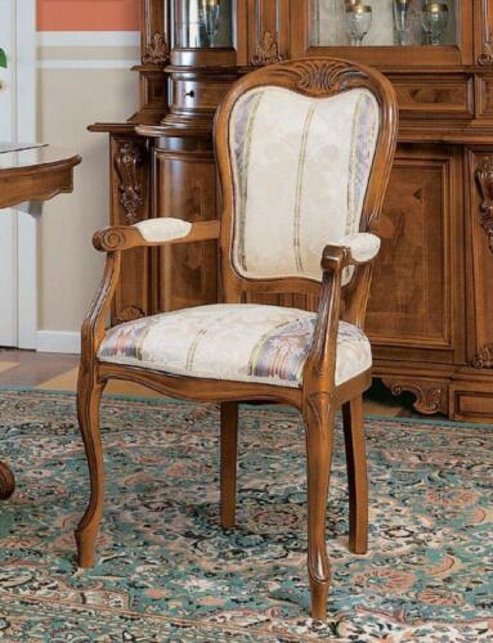 JVmoebel Stuhl Klassische Stühle Luxus Holz Holzstuhl Design Stuhl Esszimmerstuhl
