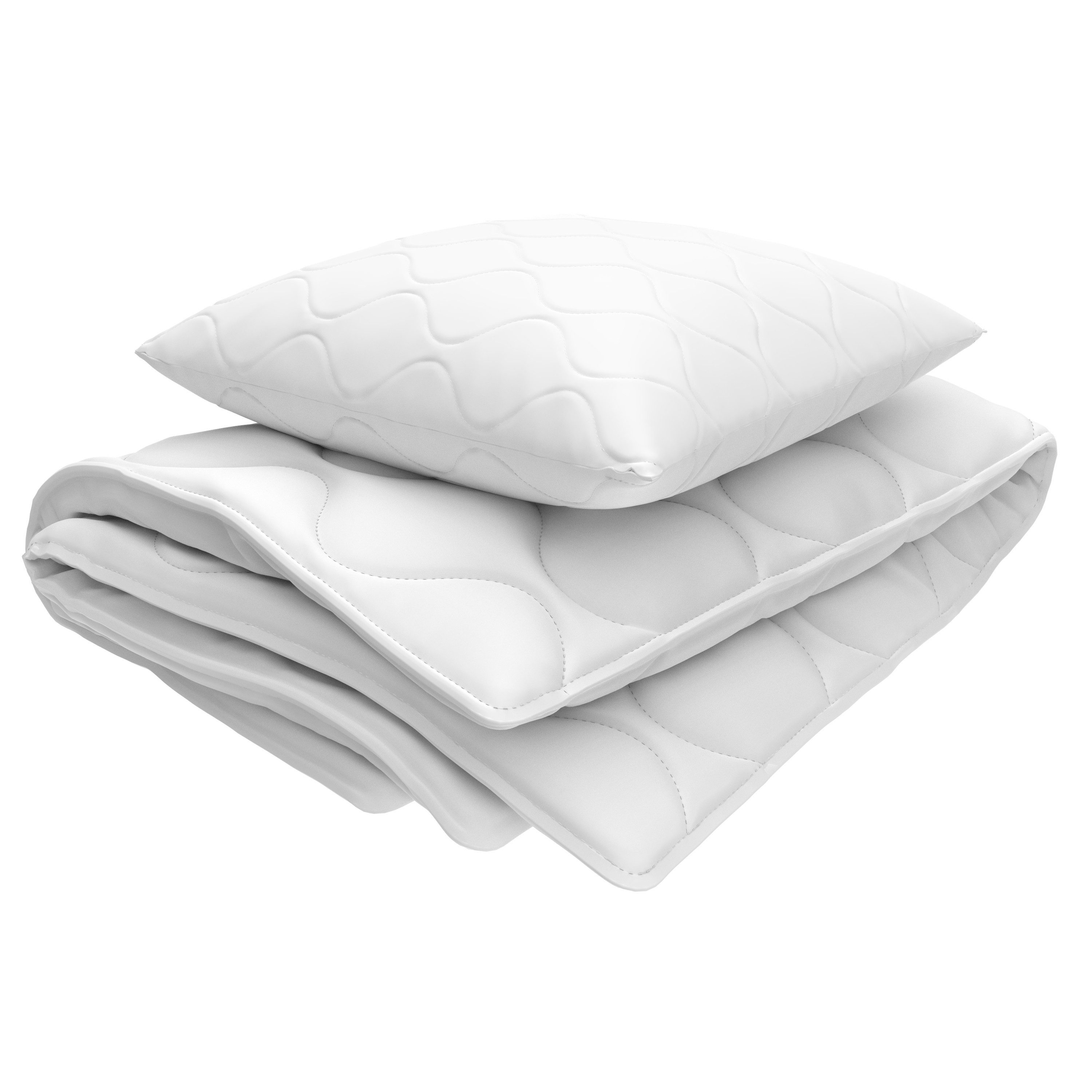 EVAN BROWNS Bettdecke + Kopfkissen EVAN BROWNS® Bettenset, Füllung: Silikon günstig online kaufen