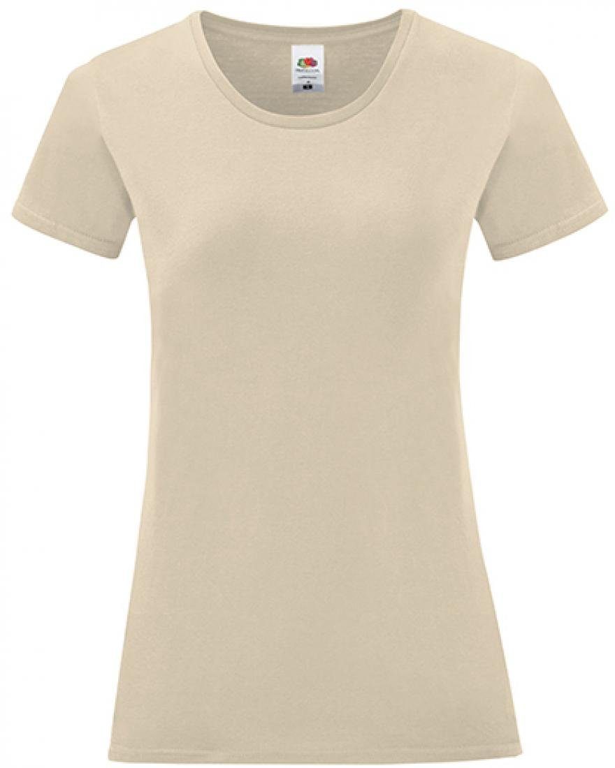 Fruit of the Loom Rundhalsshirt Damen Iconic T, 100% gekämmte, ringgesponne günstig online kaufen