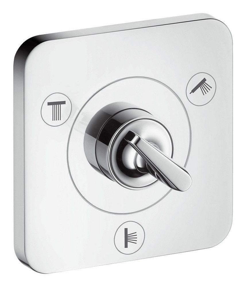 hansgrohe Unterputzarmatur Axor Citterio E Ab- und Umstellventil Trio/Quattro 120/120 Unterputz - Chrom