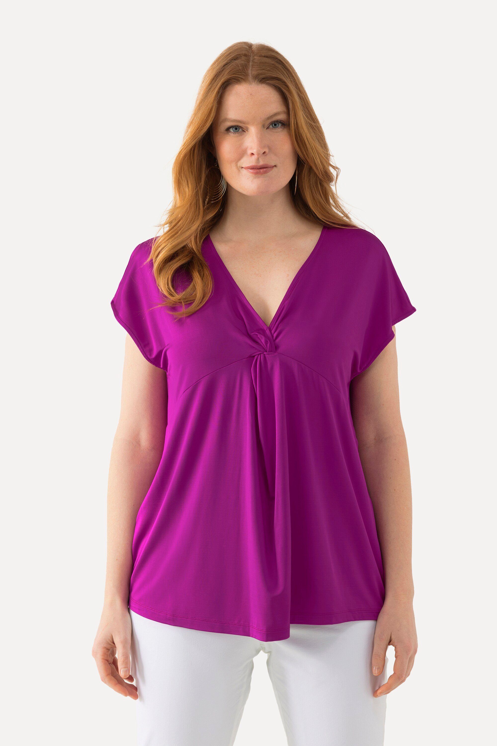 Ulla Popken T-Shirt Slinkyshirt Knoten Classic günstig online kaufen