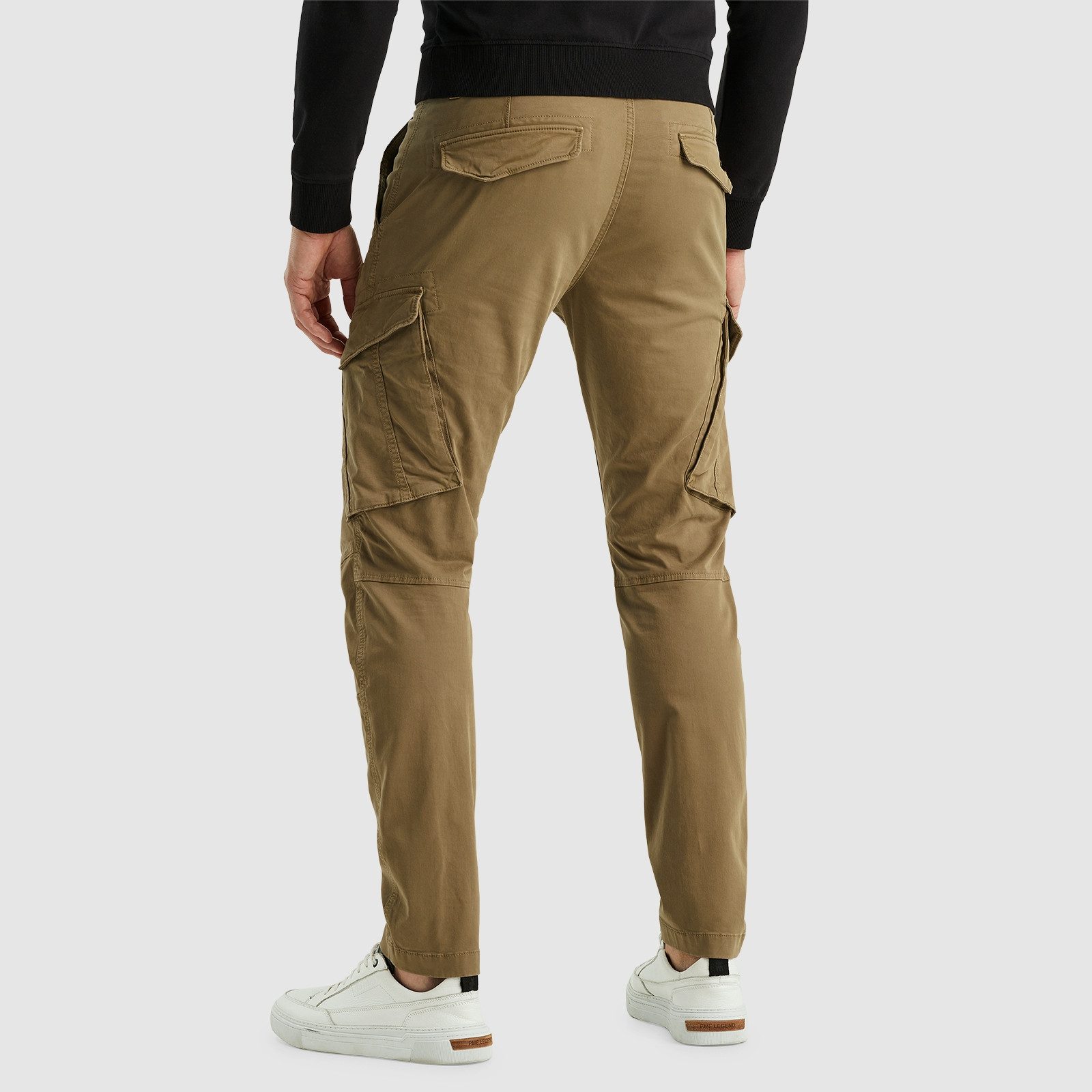 PME LEGEND Cargohose Nordrop Stretch Twill mit Logo Stickerei günstig online kaufen