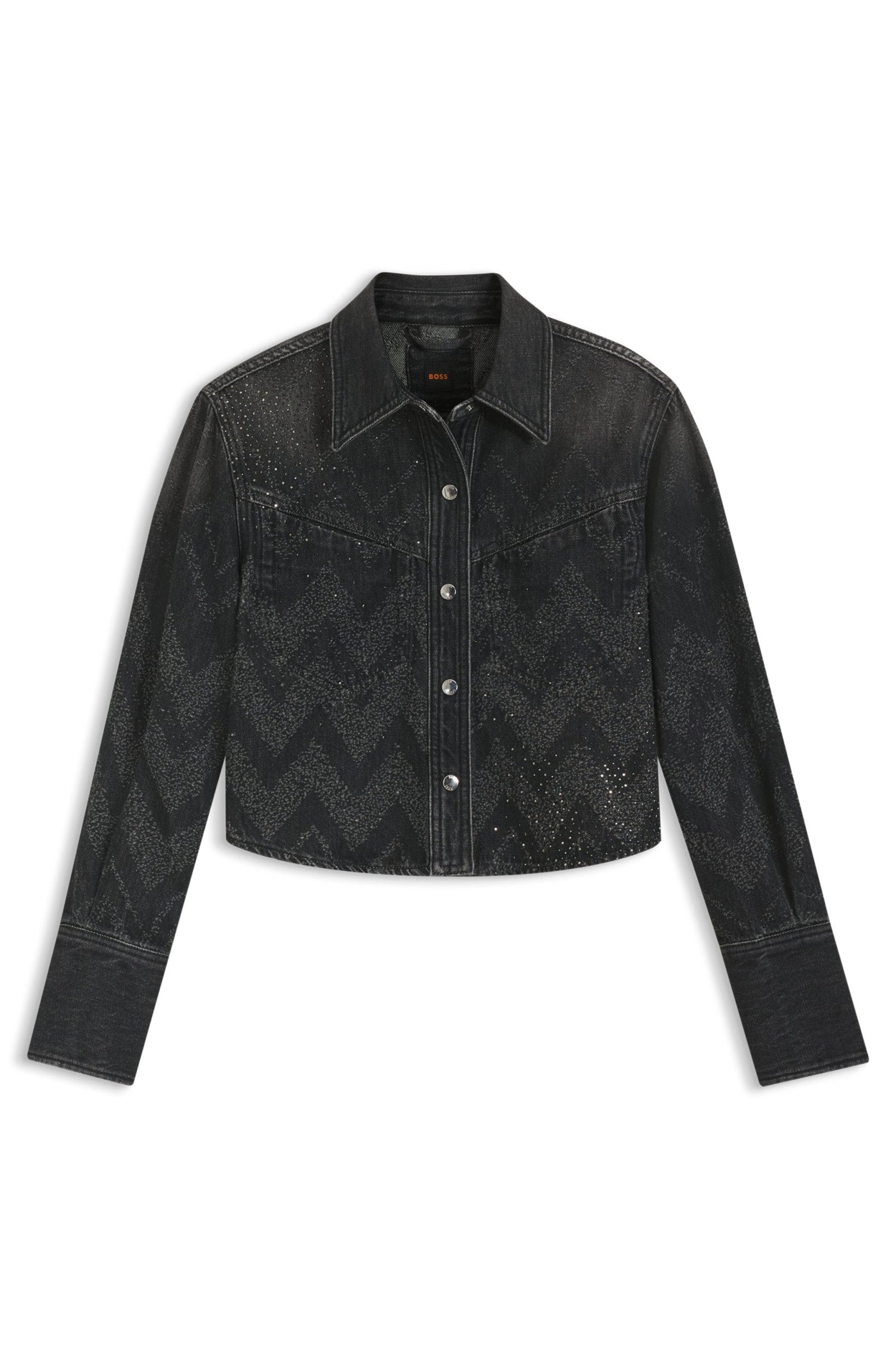 BOSS ORANGE Hemdbluse Jeans Bluse