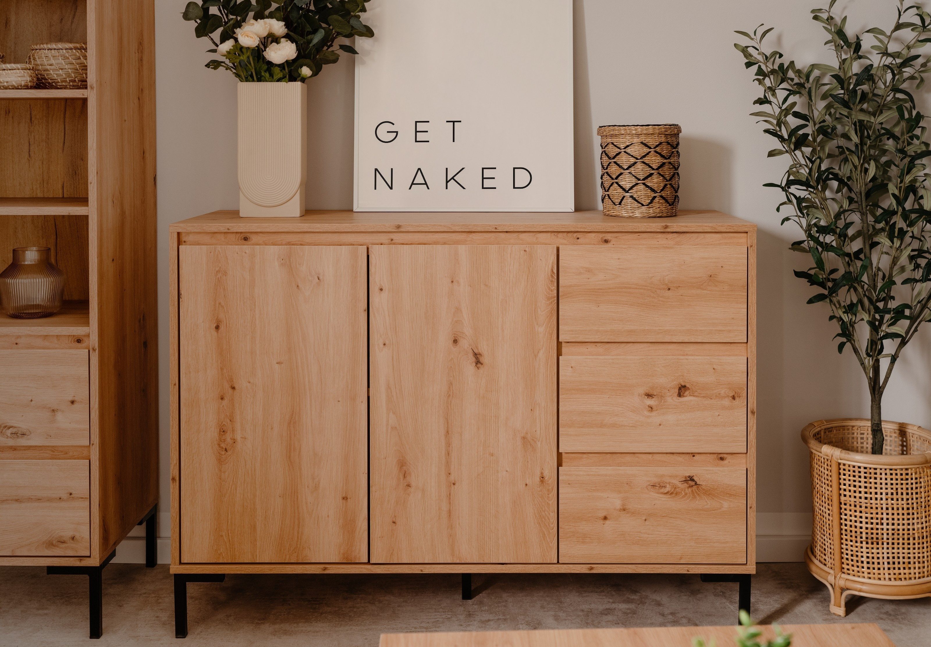 freiraum Kommode Korsika, in Dekor Artisan Oak