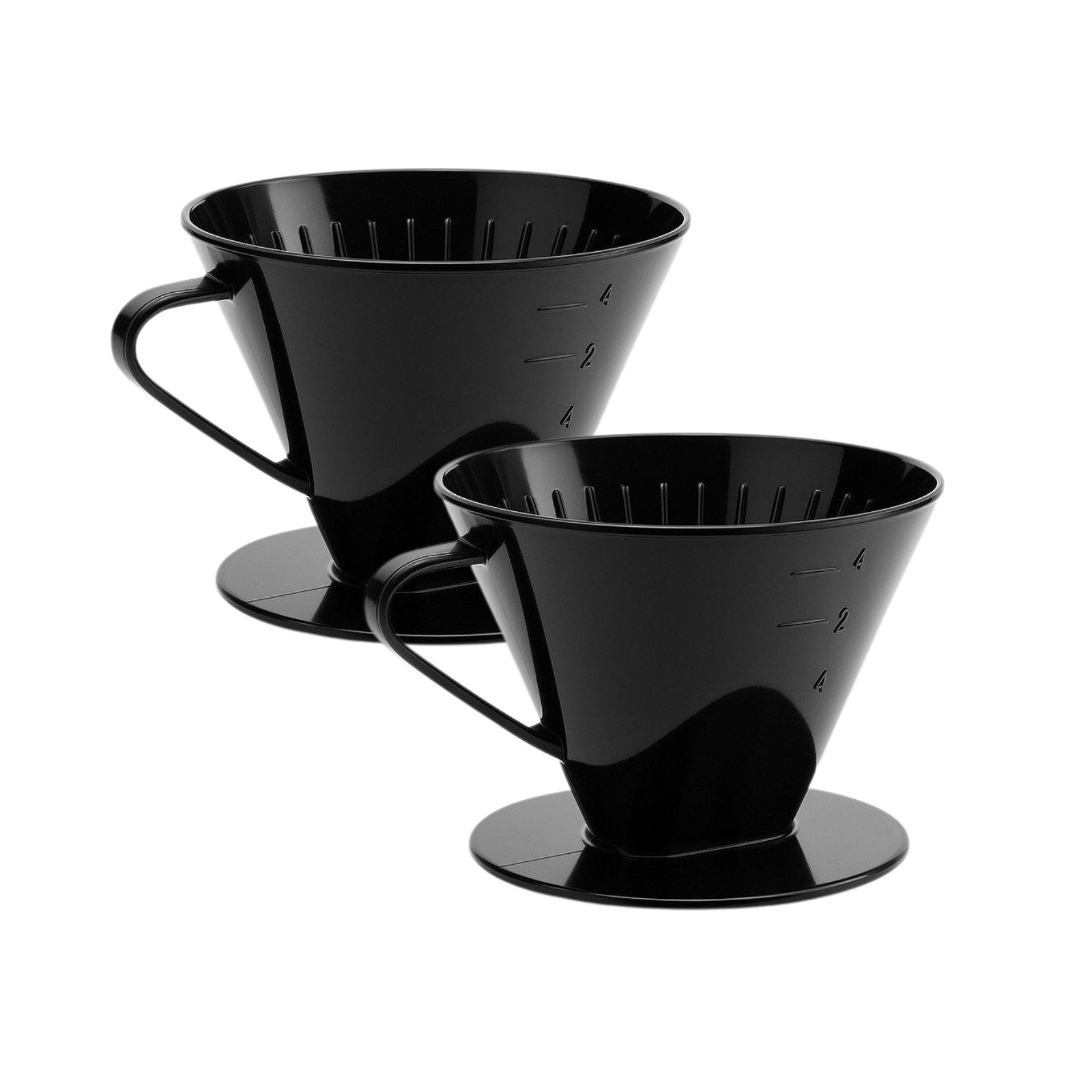 Thiru Permanentfilter Kaffeefilterhalter - für Filtergröße 4 - Handaufguss leicht gemacht