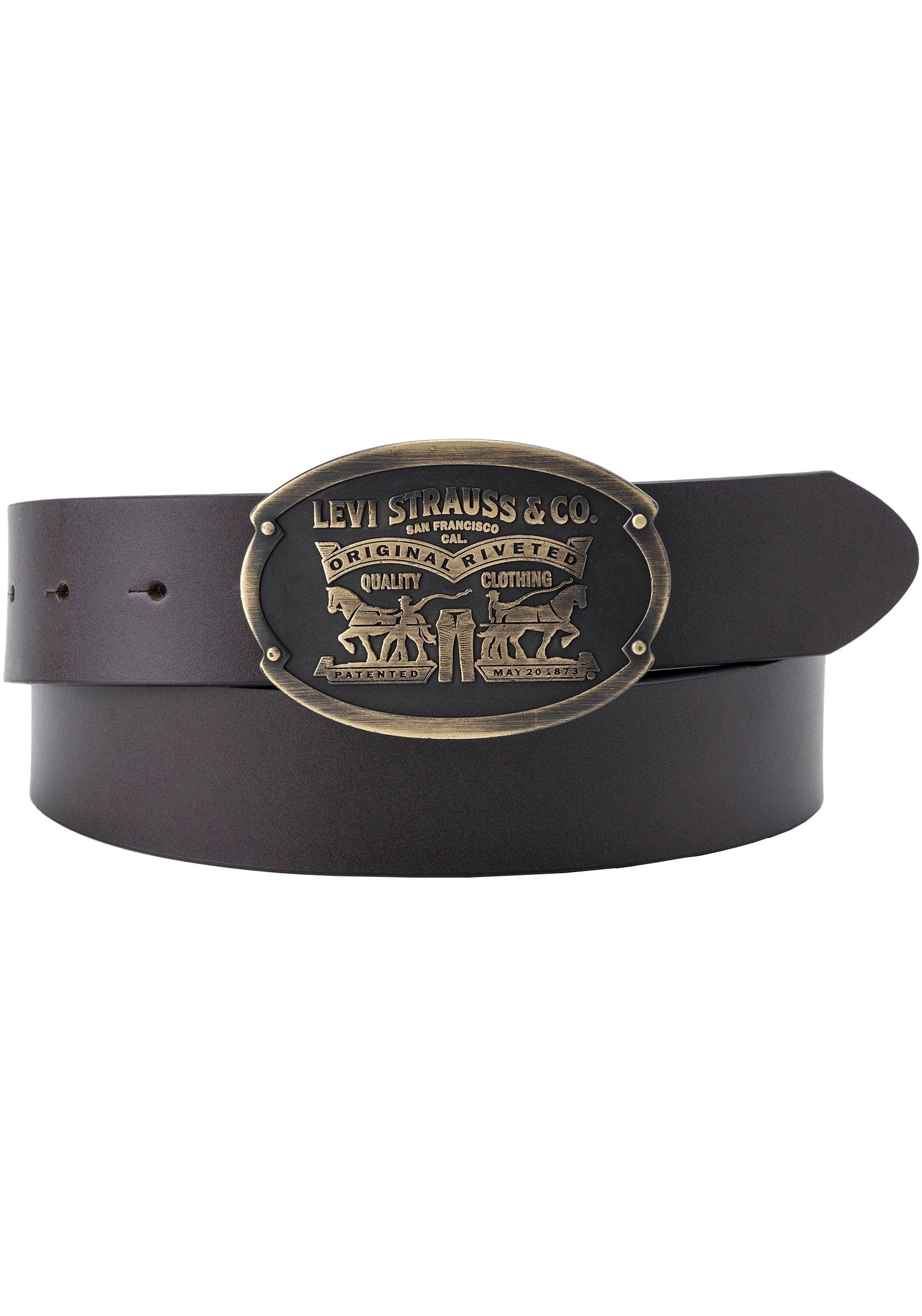 Levi's® Ledergürtel Billy Plaque Belt mit markanter Koppelschließe günstig online kaufen