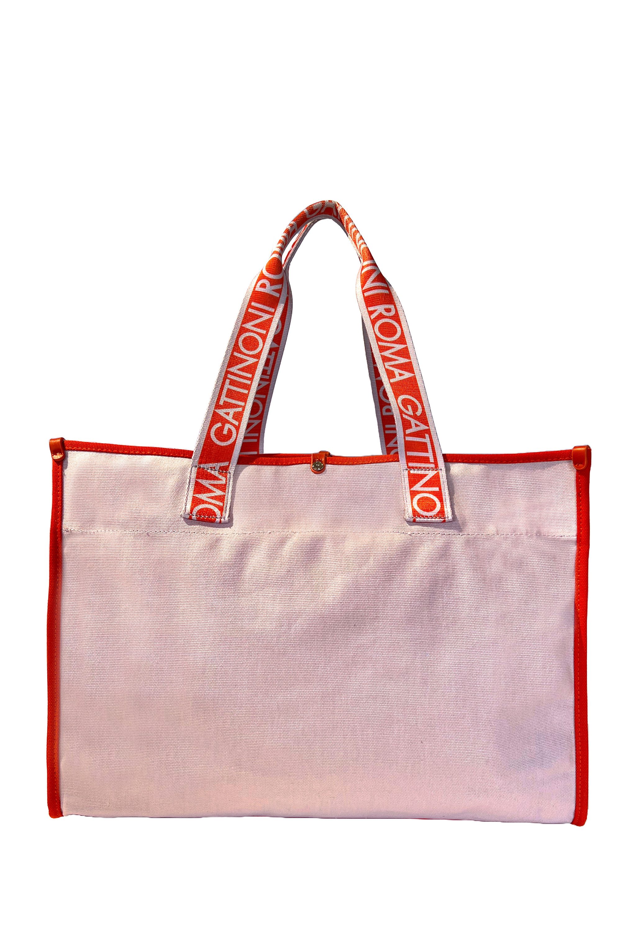 Gattinoni Tragetasche Jane Canvas Large Shopping Bag Damen, Tragetasche Damen, Shopper, Strandtasche, Fashion, Lifestyle, Sale