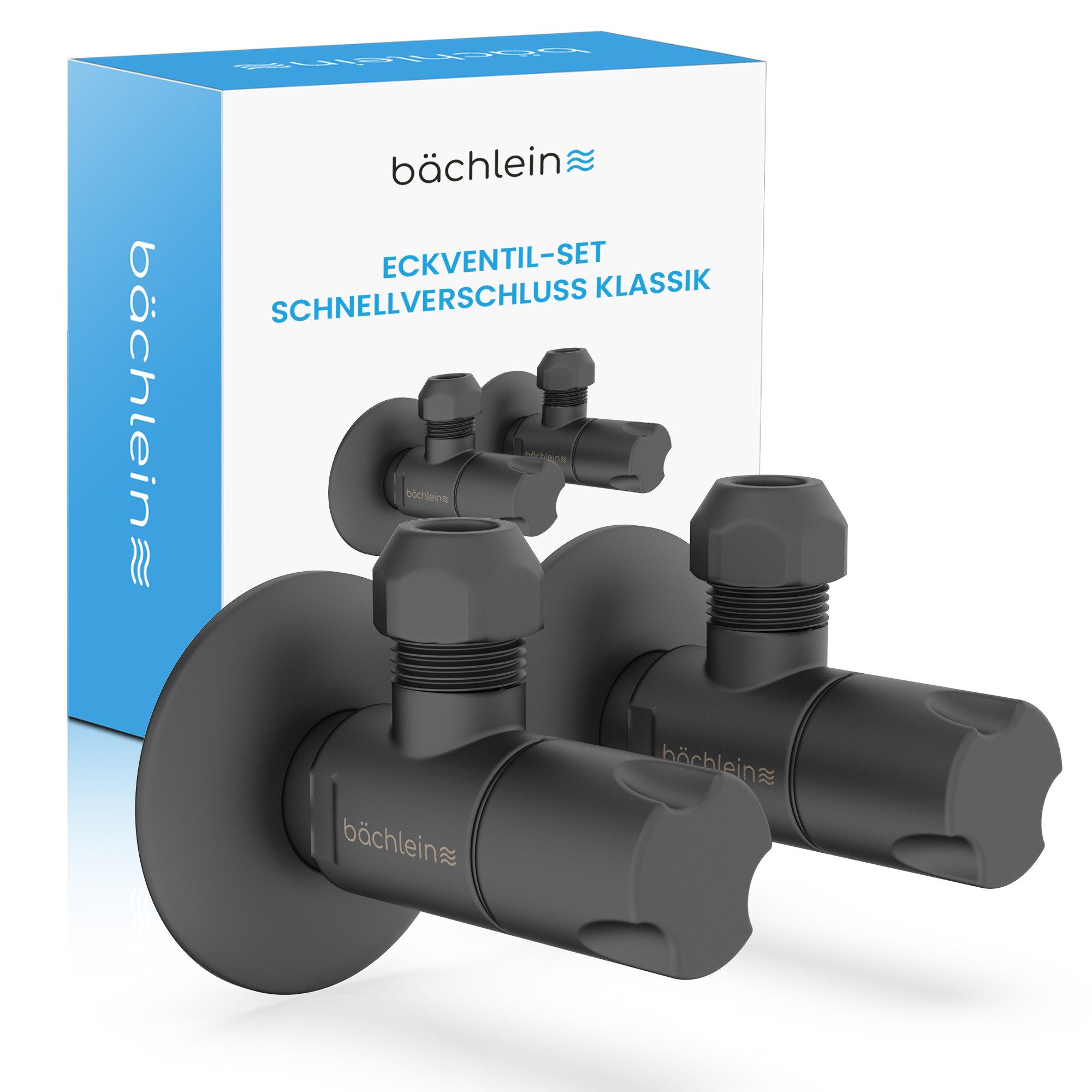 Bächlein Eckventil Eckventil-Set schnellverschluss Komfort