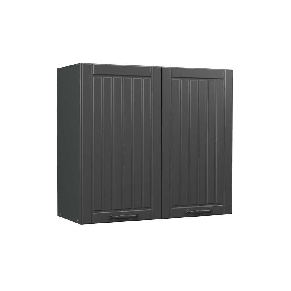 Vicco Glashängeschrank Fame-Line, Dunkelgrau/Anthrazit, 80 cm günstig online kaufen