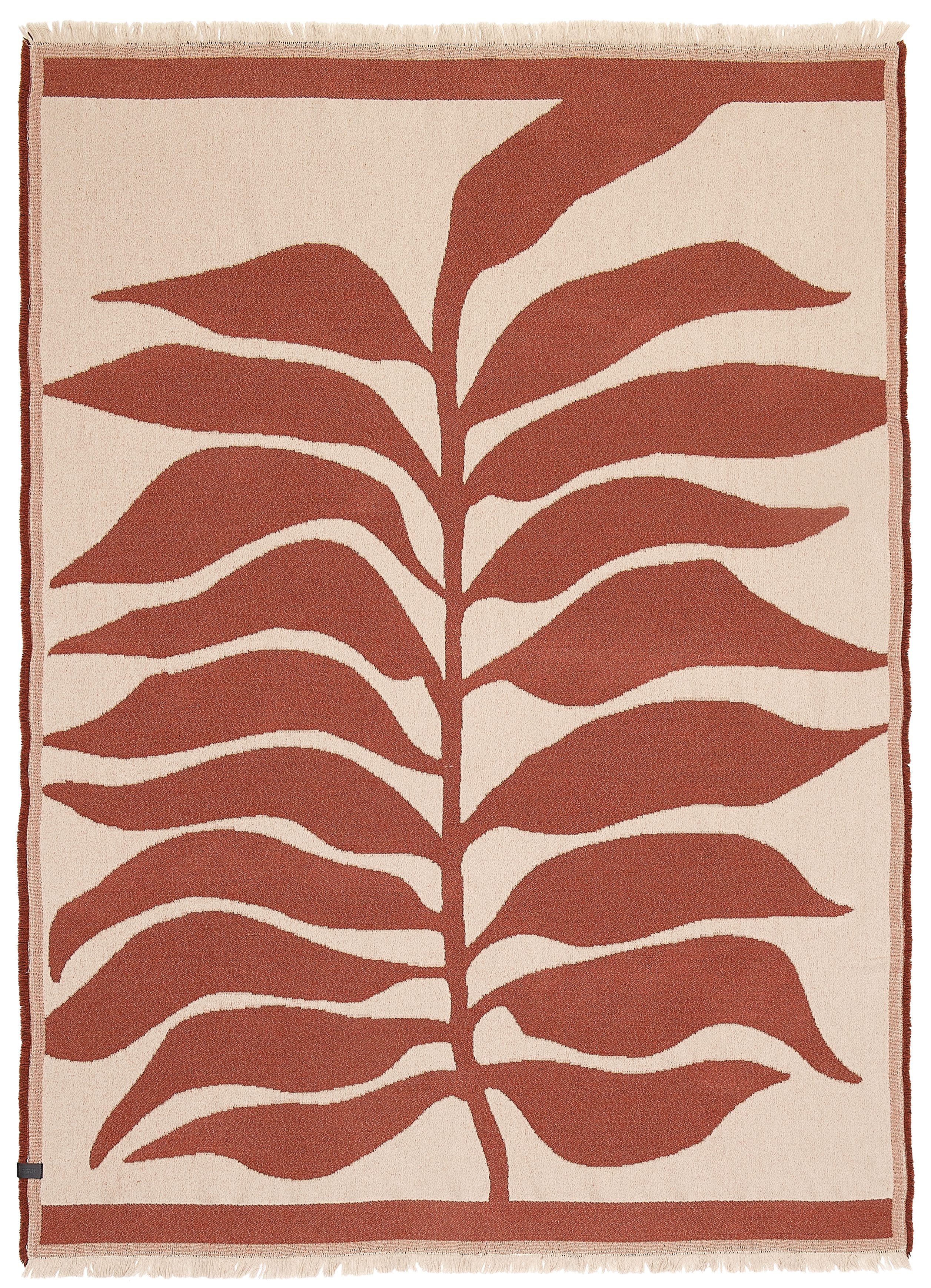 Wohndecke View, SCHÖNER WOHNEN-Kollektion, mit zweifarbigem Blättermotiv