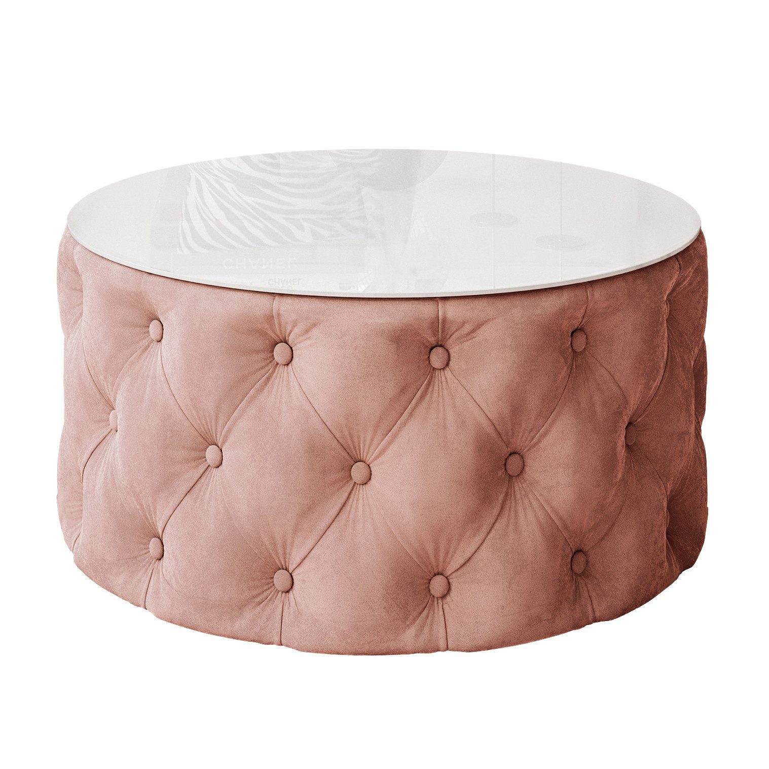 Lookway Couchtisch CHESTERFIELD 70 cm runder günstig online kaufen