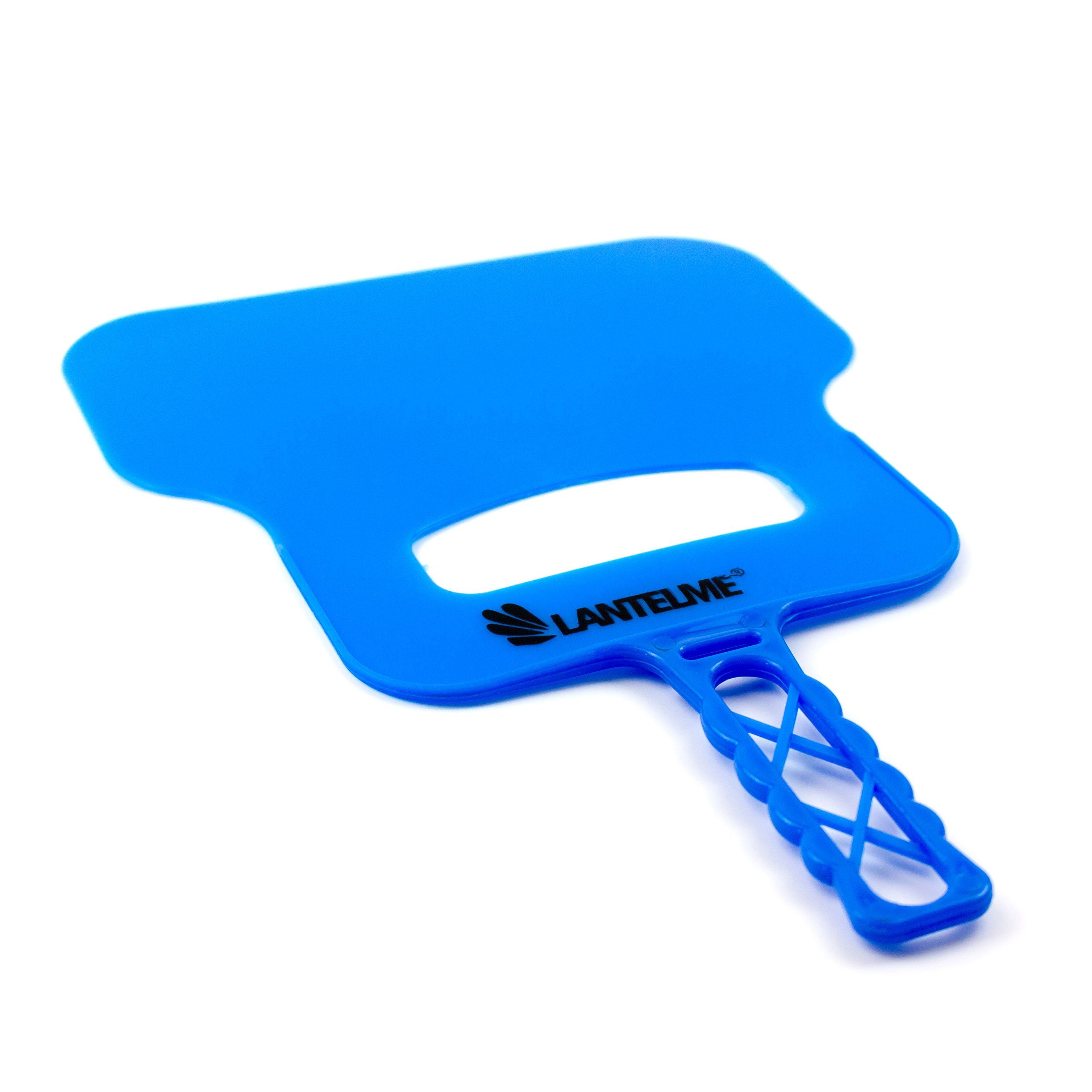 Lantelme Grillbesteck-Set Grillwedel 3 Stück Set Grillfächer für Holzkohle anzünden beim Grillen, (3 tlg., Kunstoff Grillanzünder Set in Blau als Grill Zubehör) – Bild 4 von 4