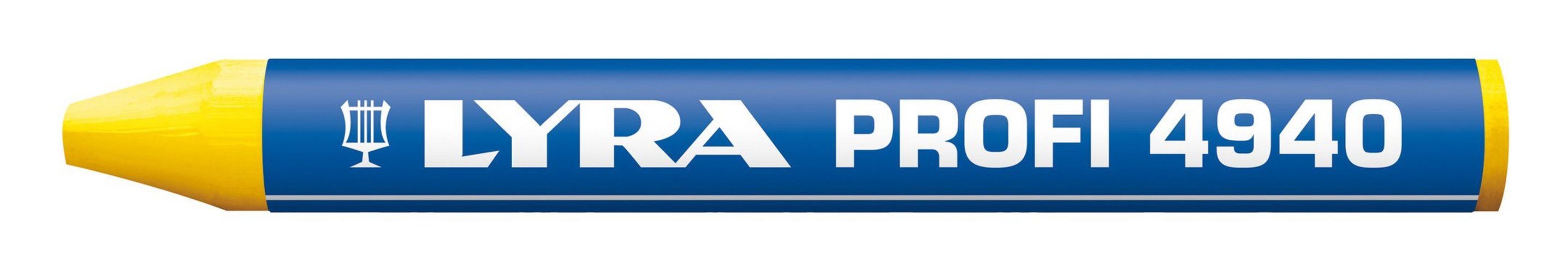 LYRA Malkreide, (12 Stück), Reifen- / Universalkreide 4940 a weiß