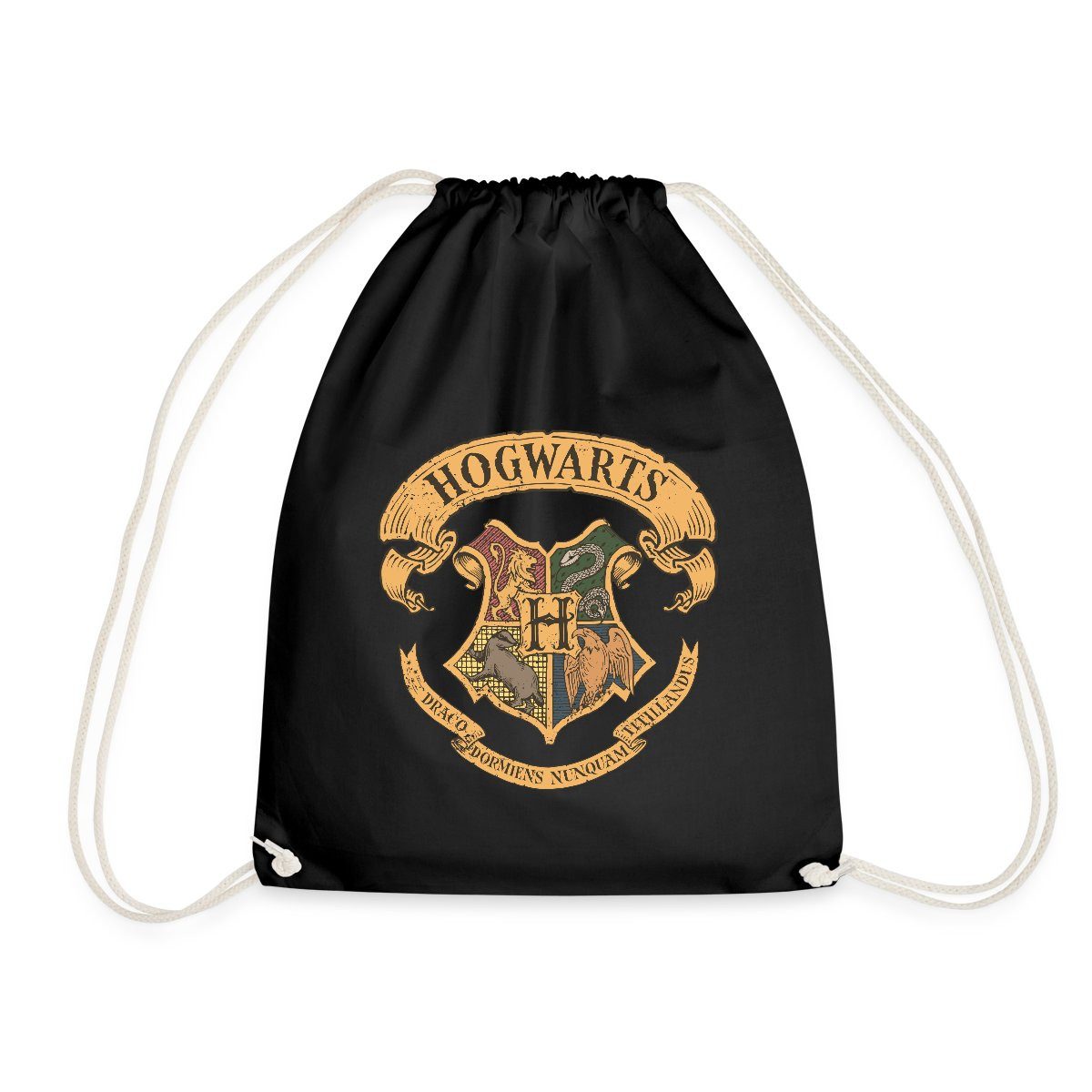Spreadshirt Turnbeutel Harry Potter Hogwarts Wappen Turnbeutel (1-tlg)