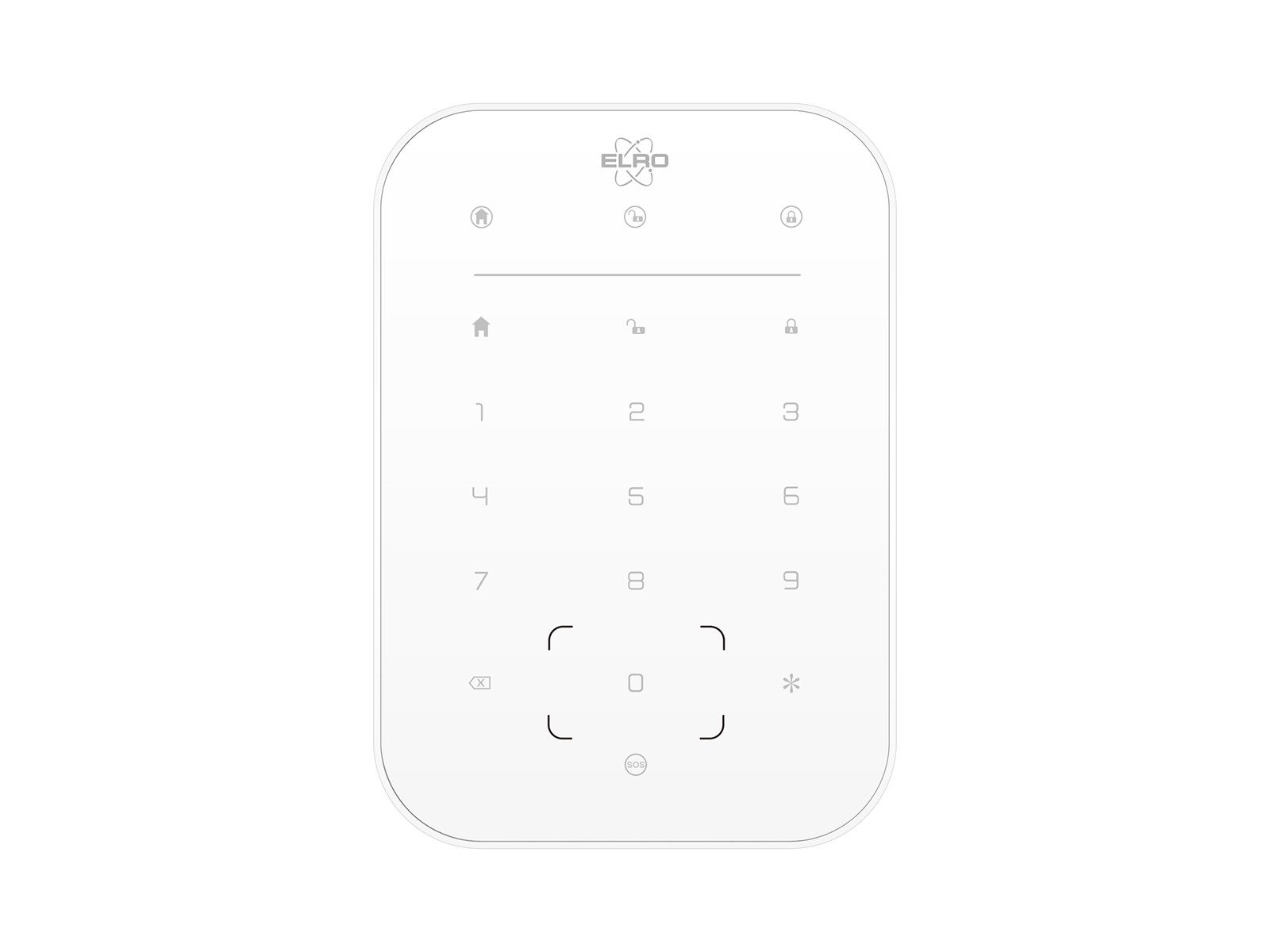 Elro Bedienfeld für ELRO AS98S Home2 Alarm Alarmanlage (Alarmzentrale für Smart Home Alarmanlage Haus oder Wohnung)