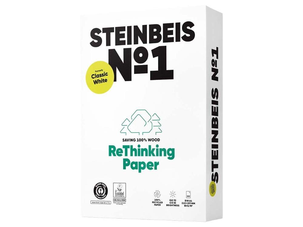 STEINBEIS 'ClassicWhite' Kopierpapier 50 Steinbeis Recycling-Kopierpapier