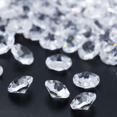 relaxdays Streudeko Deko Diamanten 1700 Stück
