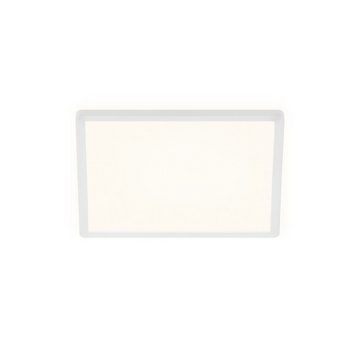 Briloner Leuchten LED Panel 7156-416, ultraflach, indirektes Licht, LED fest verbaut, Neutralweiß, Deckenlampe, 29,3x29,3x2,8cm, Weiß, 18W, Wohnzimmer, Schlafzimmer