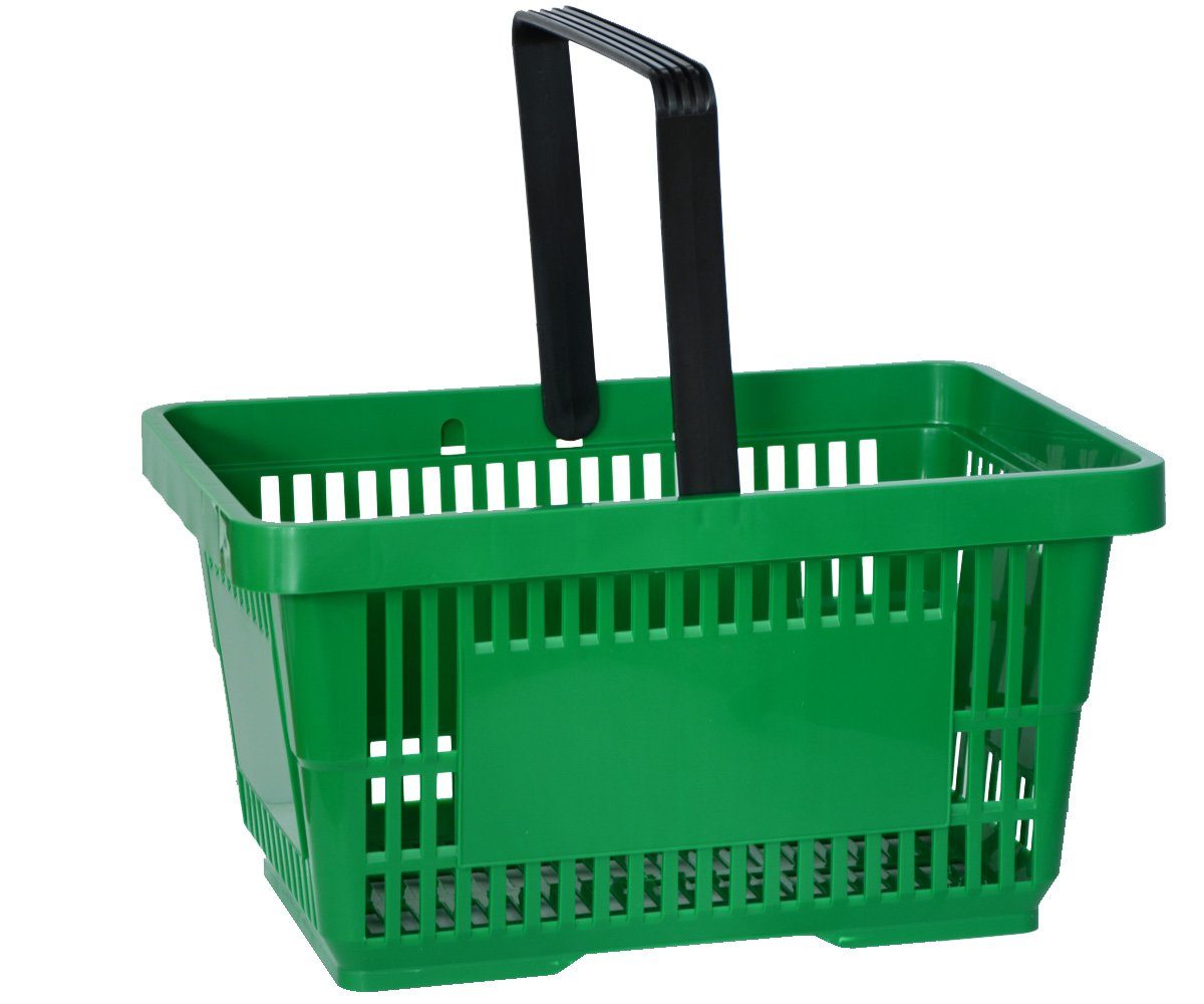 Systafex® Einkaufskorb Einkaufskorb Tragekorb Verkaufskorb mit Griff grün 2 günstig online kaufen