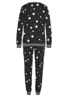 Vivance Dreams Pyjama (2 tlg) mit Sternedruck