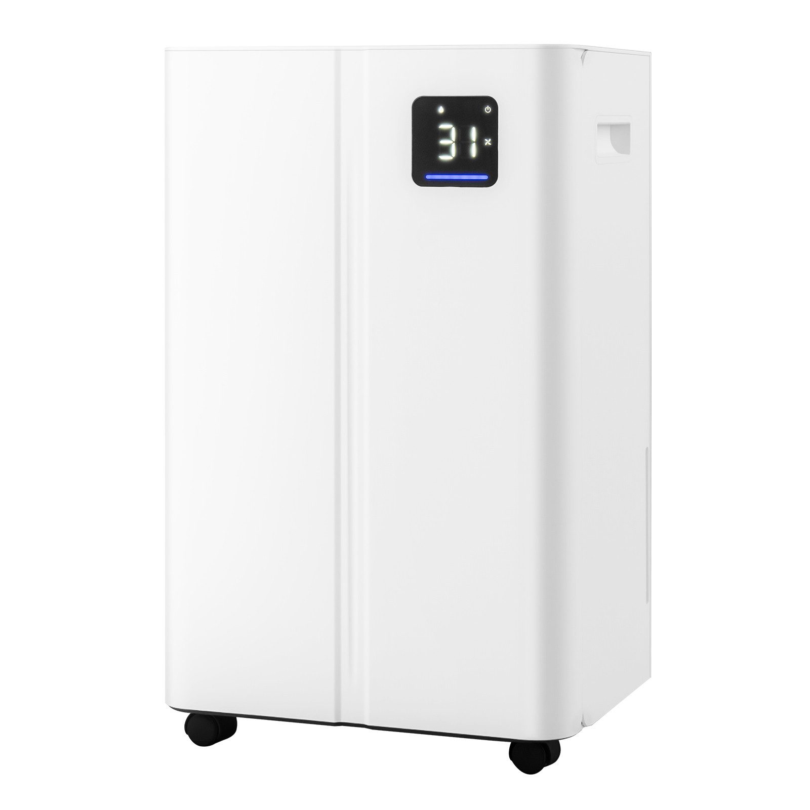 COSTWAY Luftentfeuchter, für 75 m³ Räume, Entfeuchtung 25.5 l/Tag, Tank 4 l