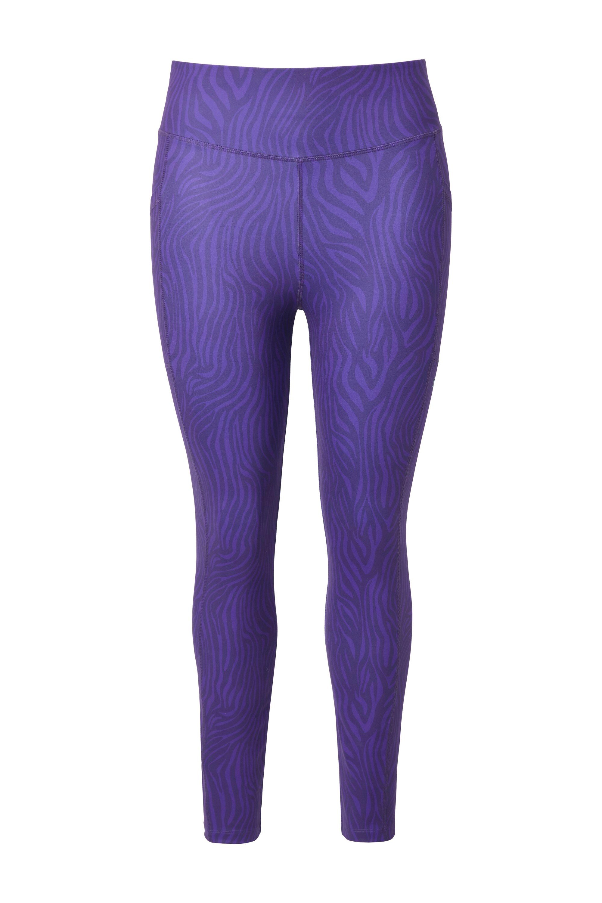Ulla Popken Leggings Sport-Leggings Leomuster schnelltrocknend