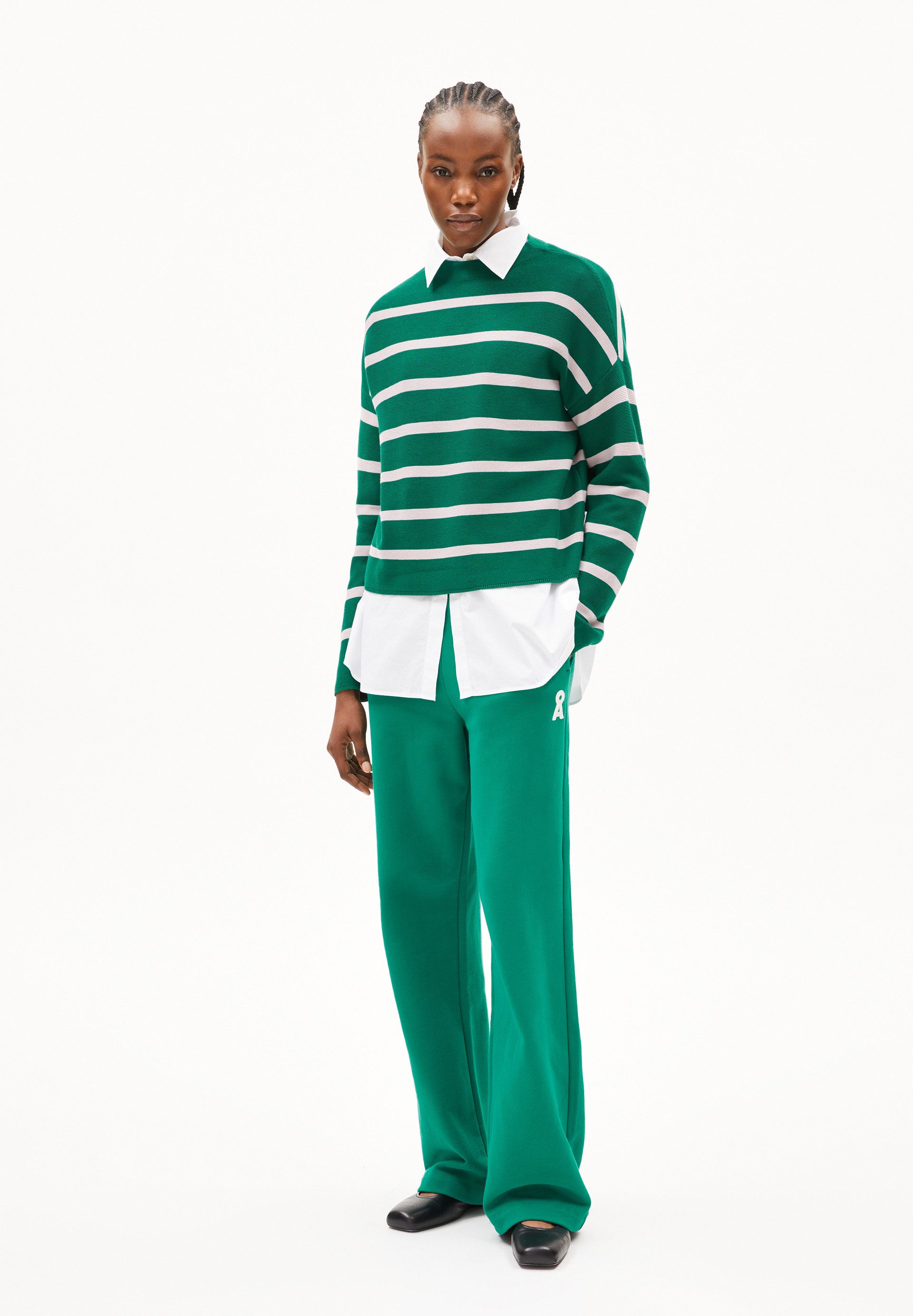 Armedangels Strickpullover MERINAA STRIPES Pullover aus Bio-Baumwolle (Loos günstig online kaufen