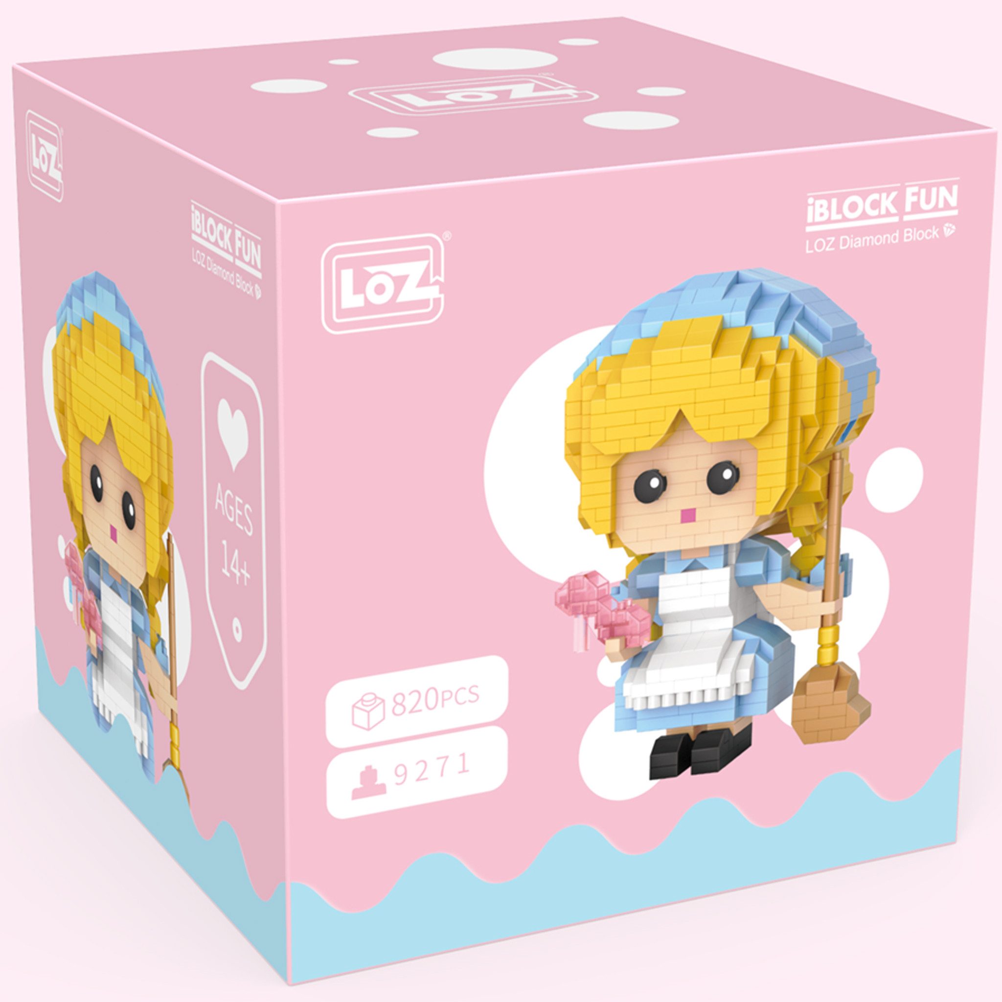 Loz 9271 - Aschenputtel (LOZ) Klemmbausteine Spielbausteine