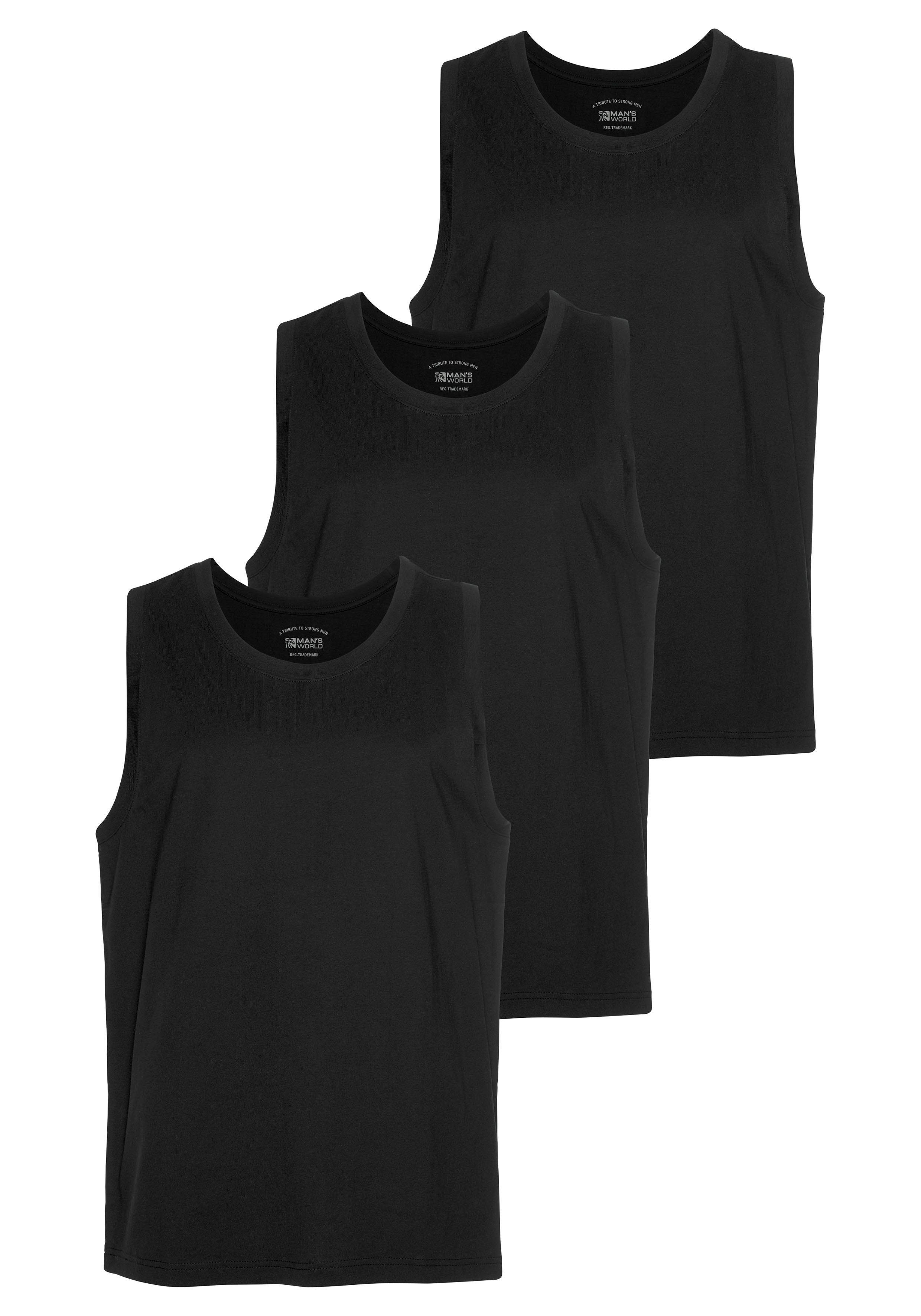 Man's World Muscleshirt (Packung, 3-tlg., 3er-Pack)