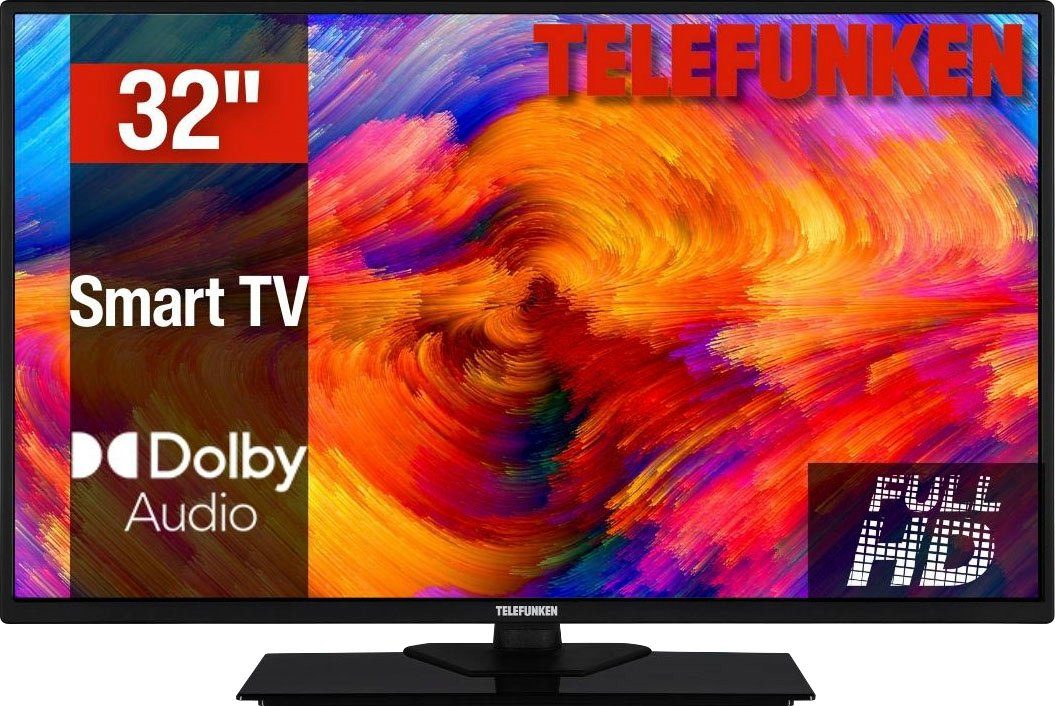 Telefunken D32F554M1CW LED-Fernseher (80 cm/32 Zoll, Full HD, Smart-TV)