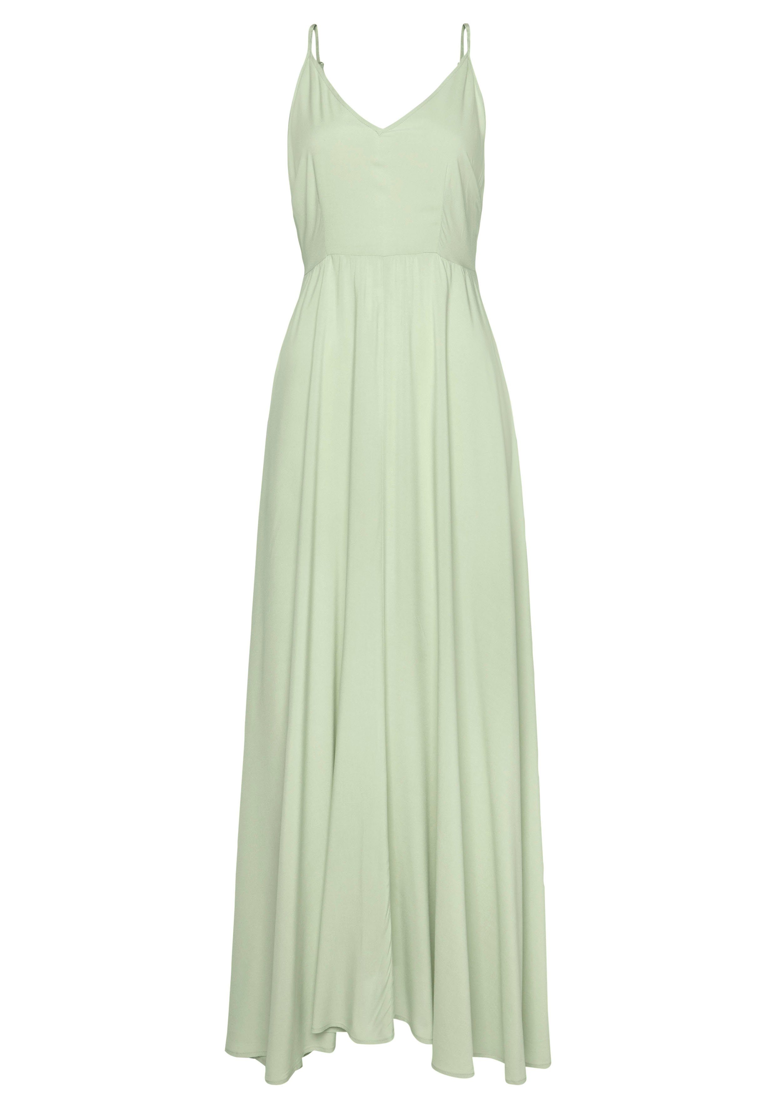 LASCANA Maxikleid, aus gewebter Viskose, Cut-Out am Rücken, Sommerkleid günstig online kaufen
