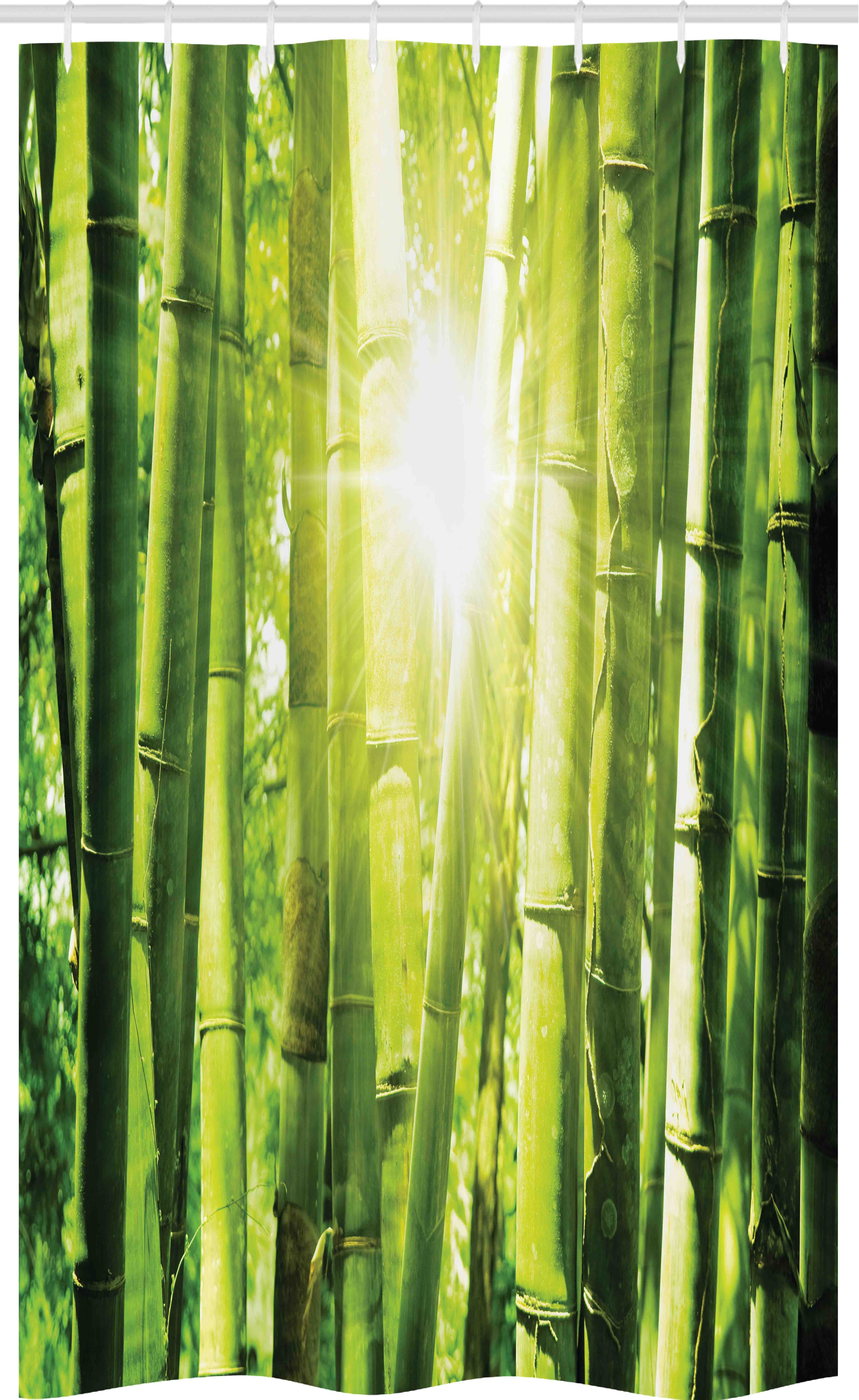 Abakuhaus Duschvorhang Badezimmer Deko Set aus Stoff mit Haken Breite 120 c günstig online kaufen